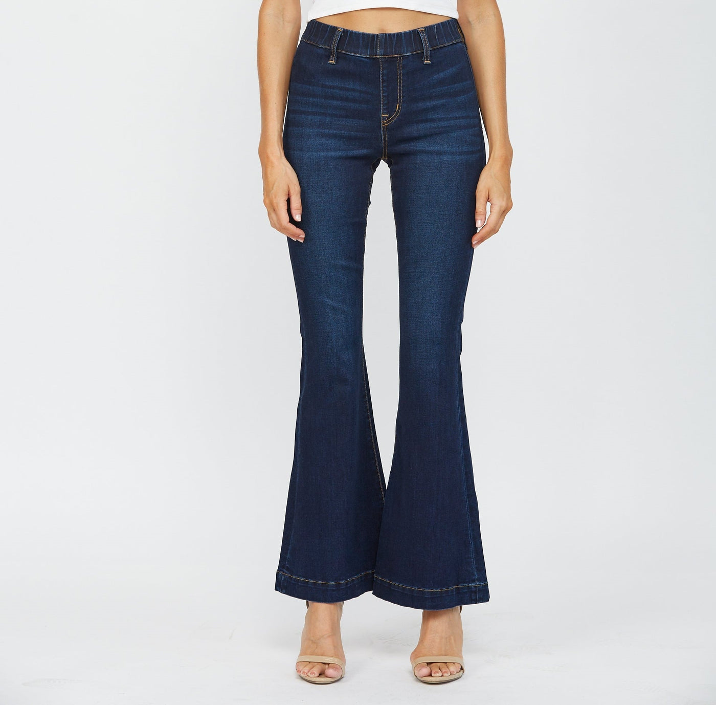 Mid Rise Flare Jegging MDP - F3000DK - Mercantile213