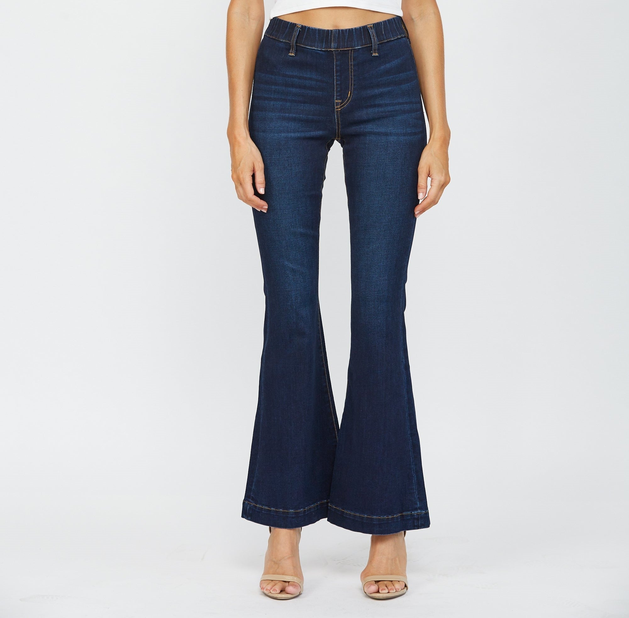 Mid Rise Flare Jegging MDP - F3000DK - Mercantile213