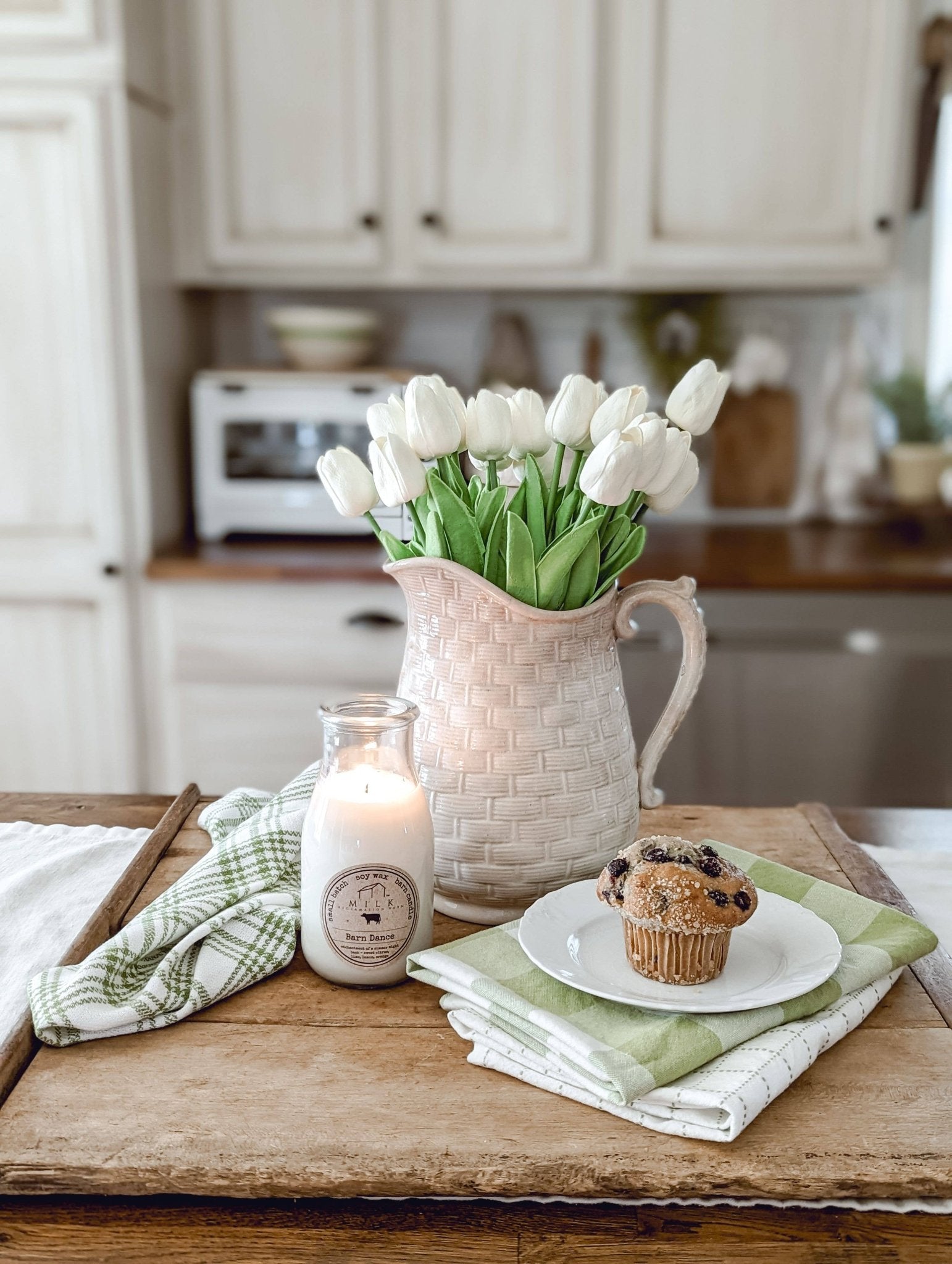 Milk Bottle Candle Joy in the Morning (Coffee) - Mercantile213