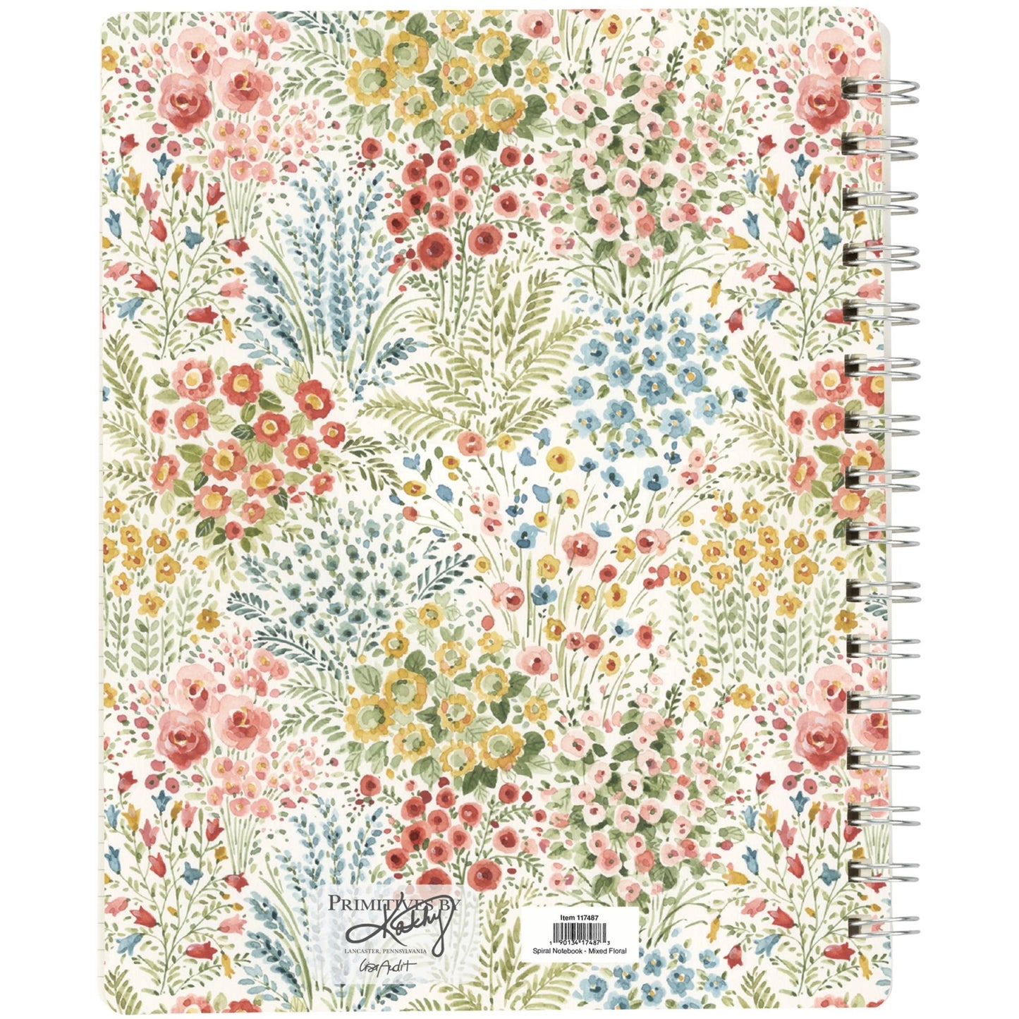 Mixed Floral Spiral Notebook - Mercantile213