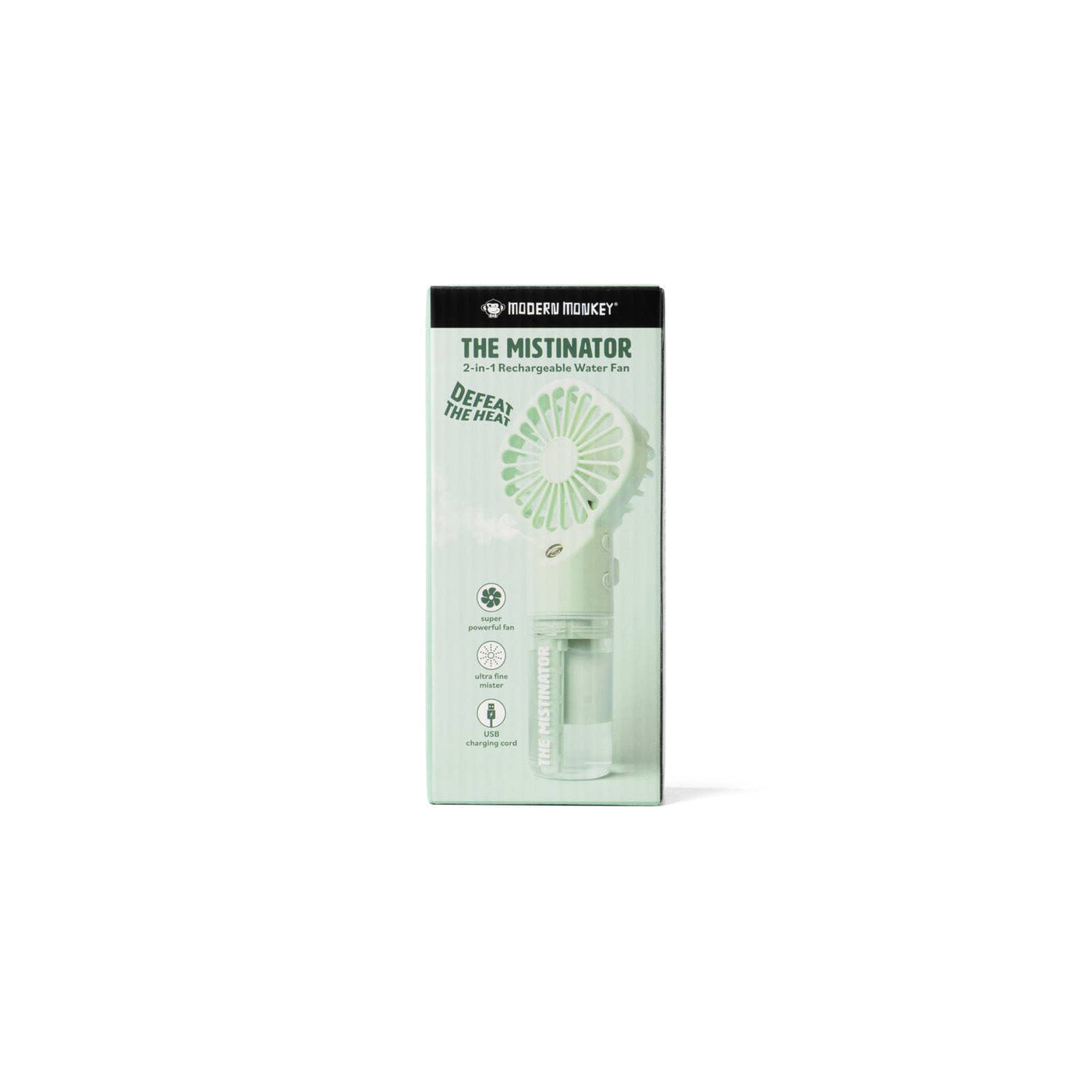 Modern Monkey The Mistinator 2 - in - 1 Rechargeable Water Fan - Mercantile213