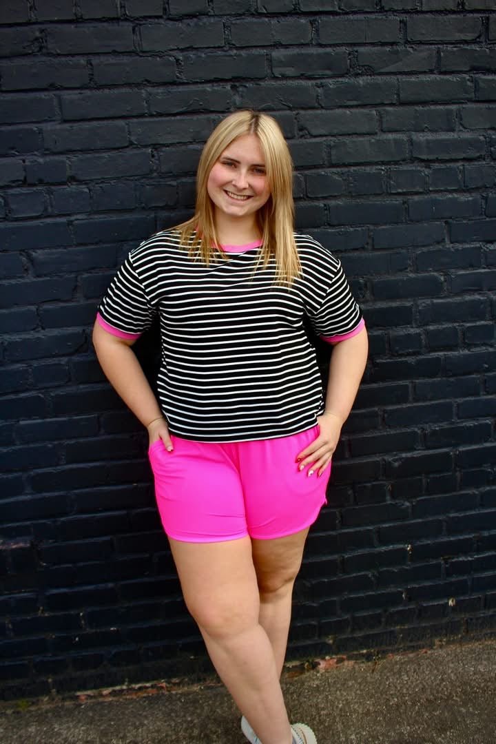 Neon Pink Everyday Shorts - Mercantile213