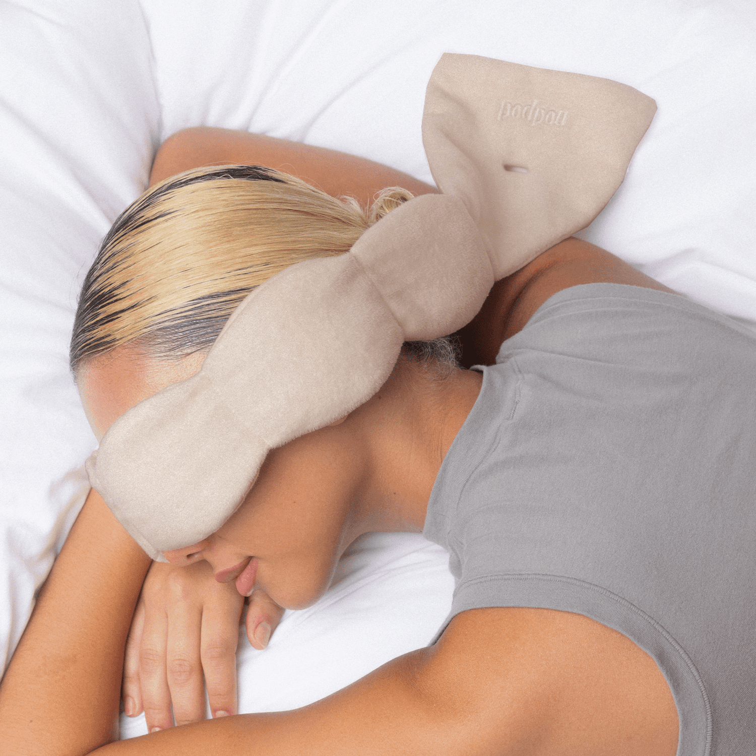 Nodpod Weighted Sleep Mask - Latte - Mercantile213