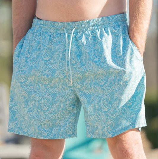 Old South Lined Swim Trunks - Beneath The Tide - Mercantile213