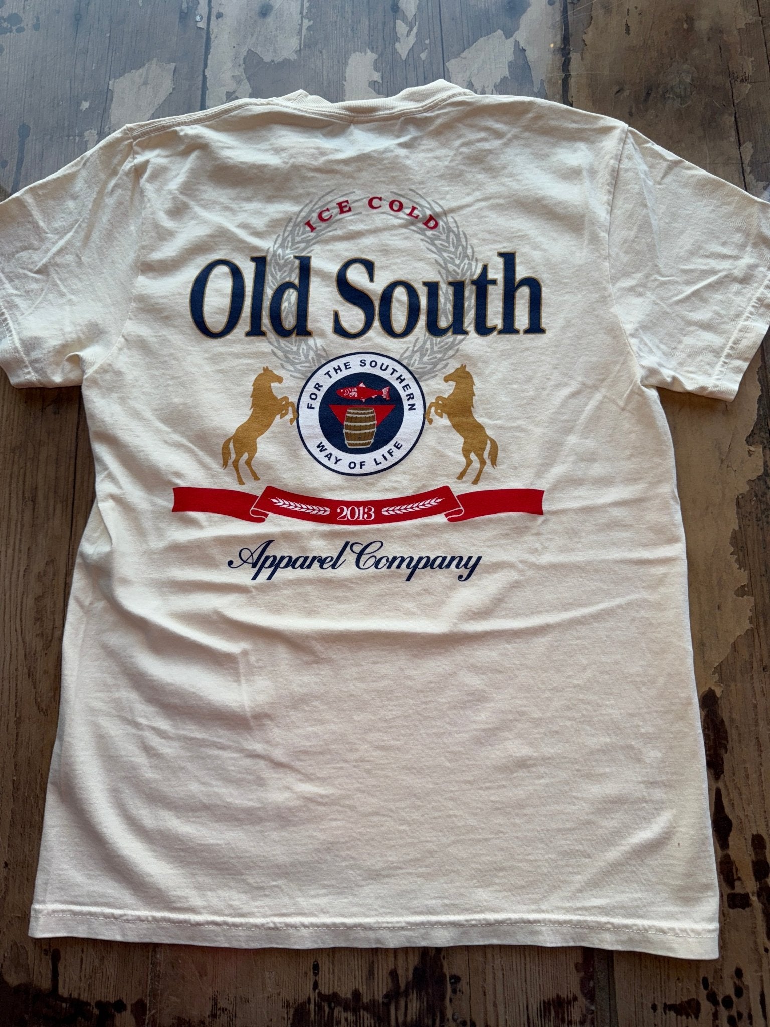 Old South SS Tee - Ice Cold - Ivory - Mercantile213
