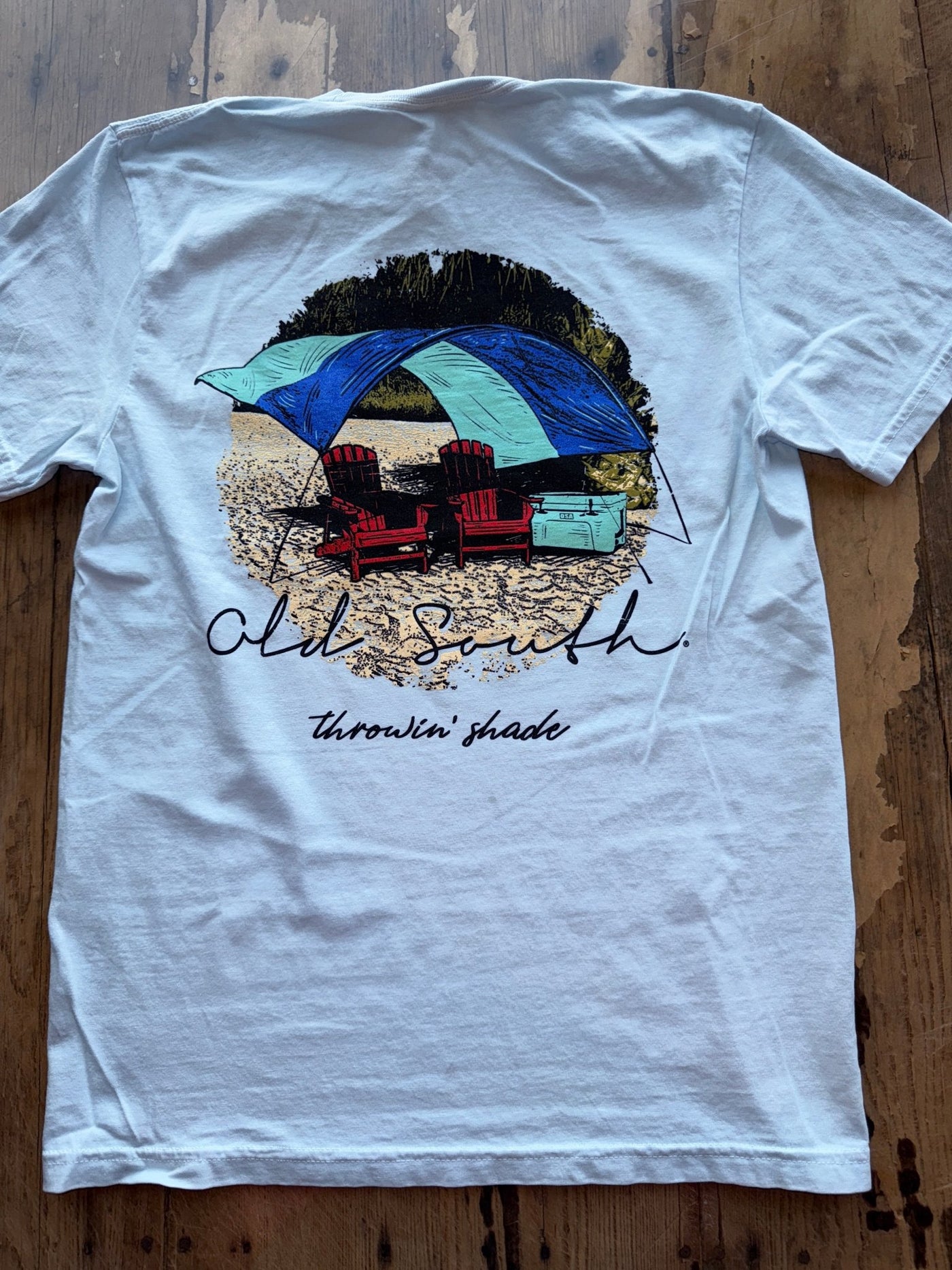 Old South SS Tee - Two Tone Shade - Blue - Mercantile213