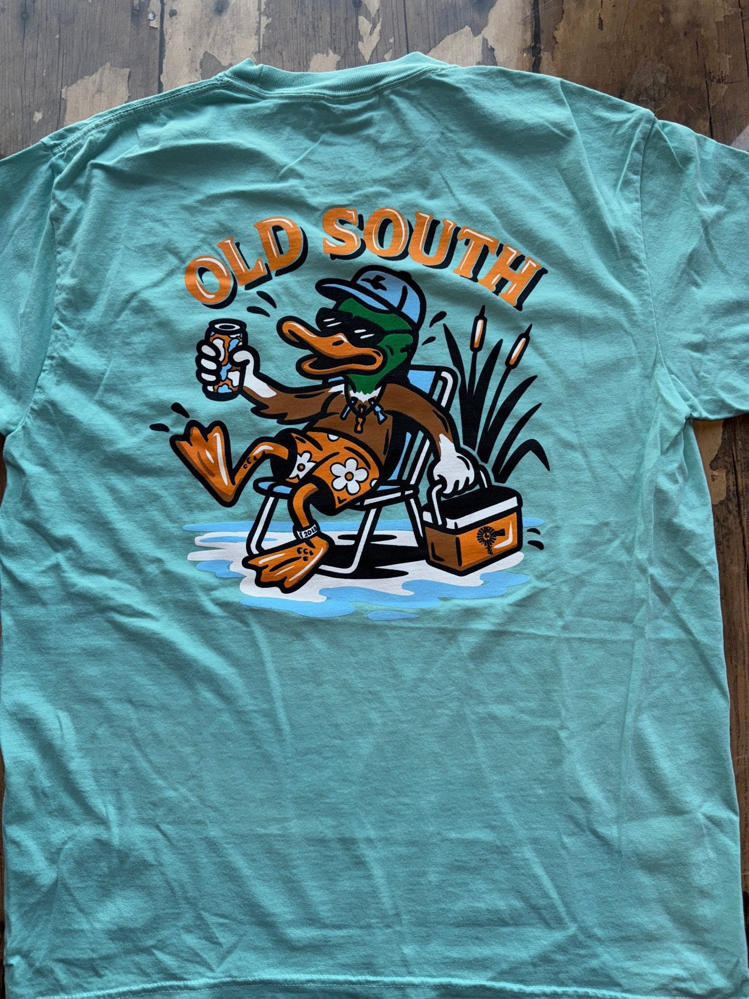 Old South SS Tee - Wobbly Duck - Mint - Mercantile213