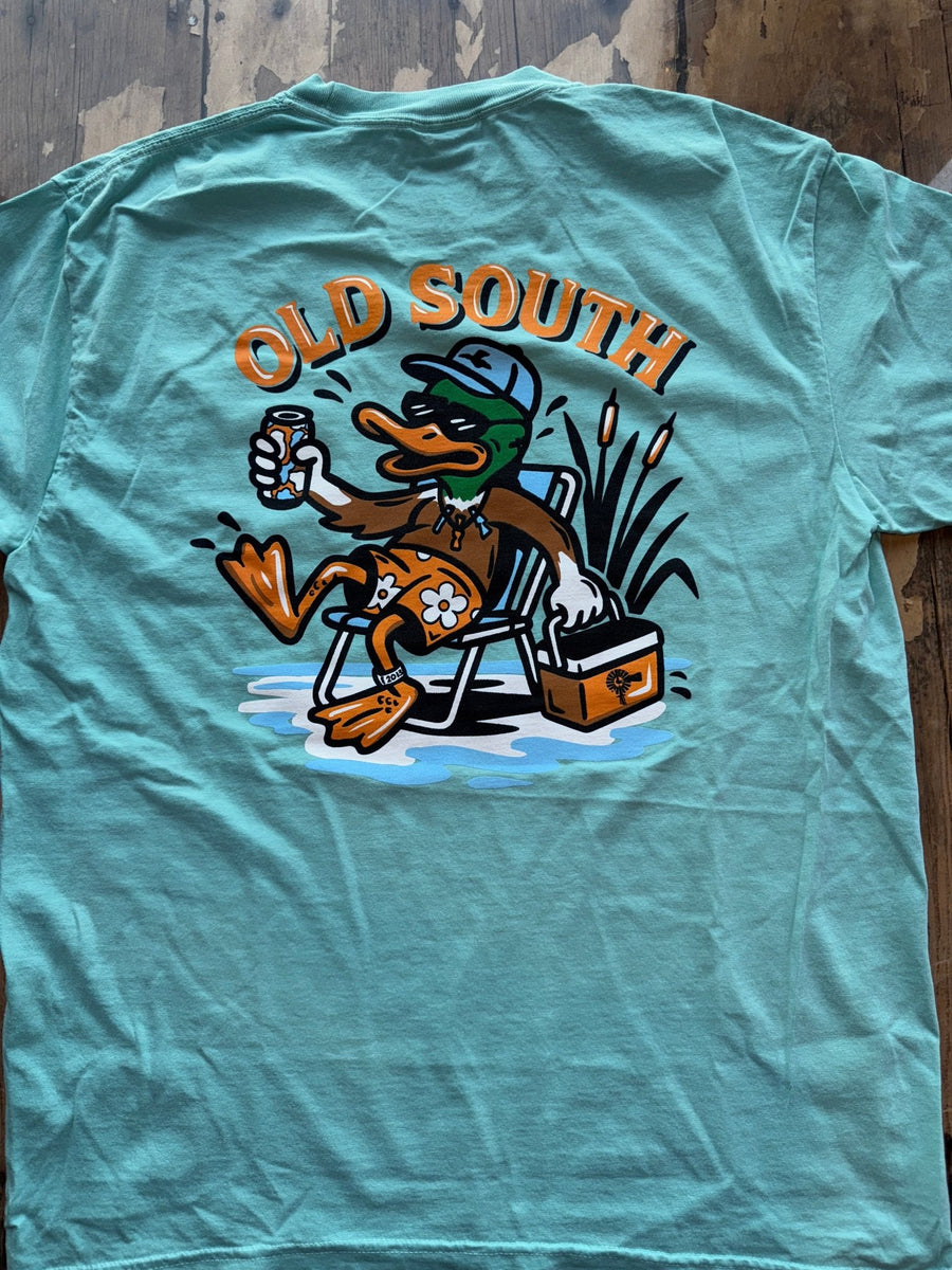 Old South SS Tee - Wobbly Duck - Mint - Mercantile213