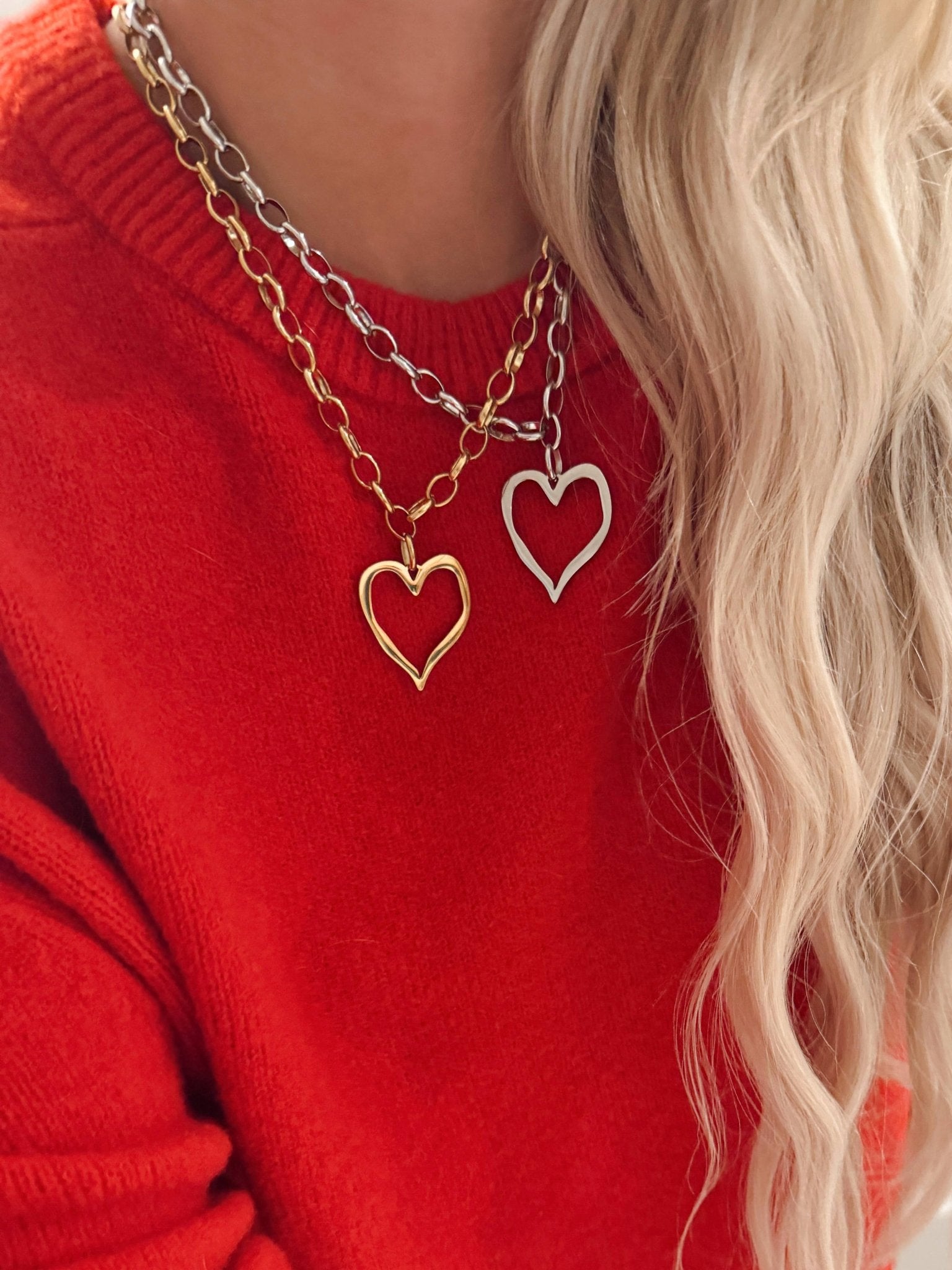 Open Heart Necklace - Mercantile213