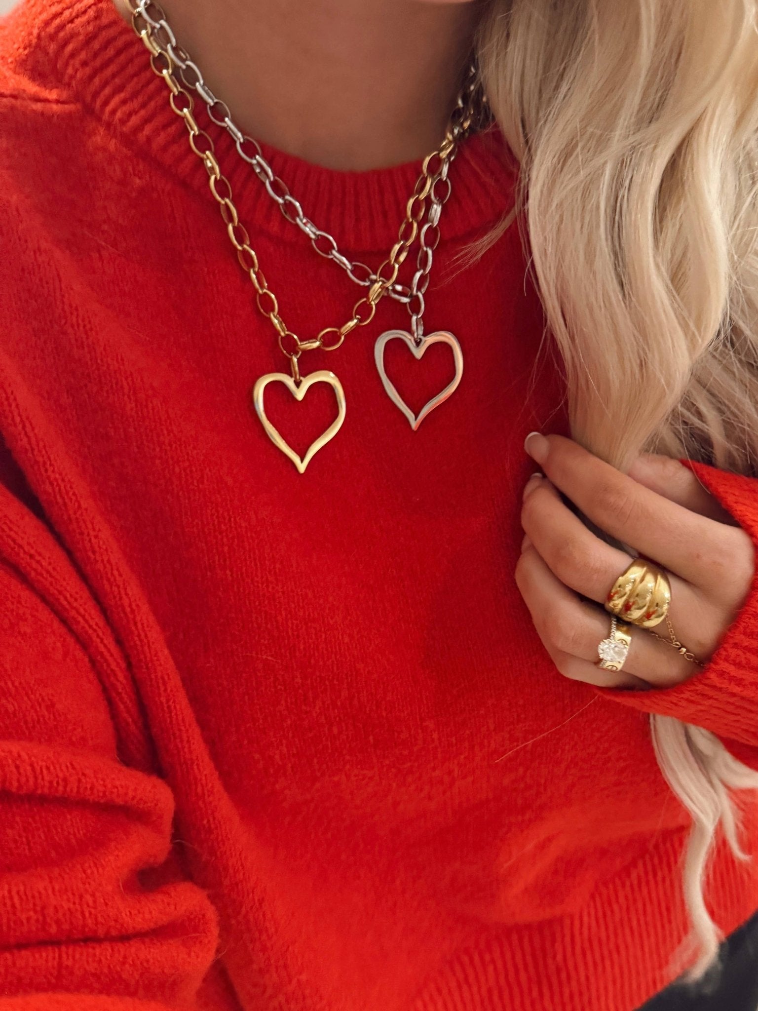 Open Heart Necklace - Mercantile213