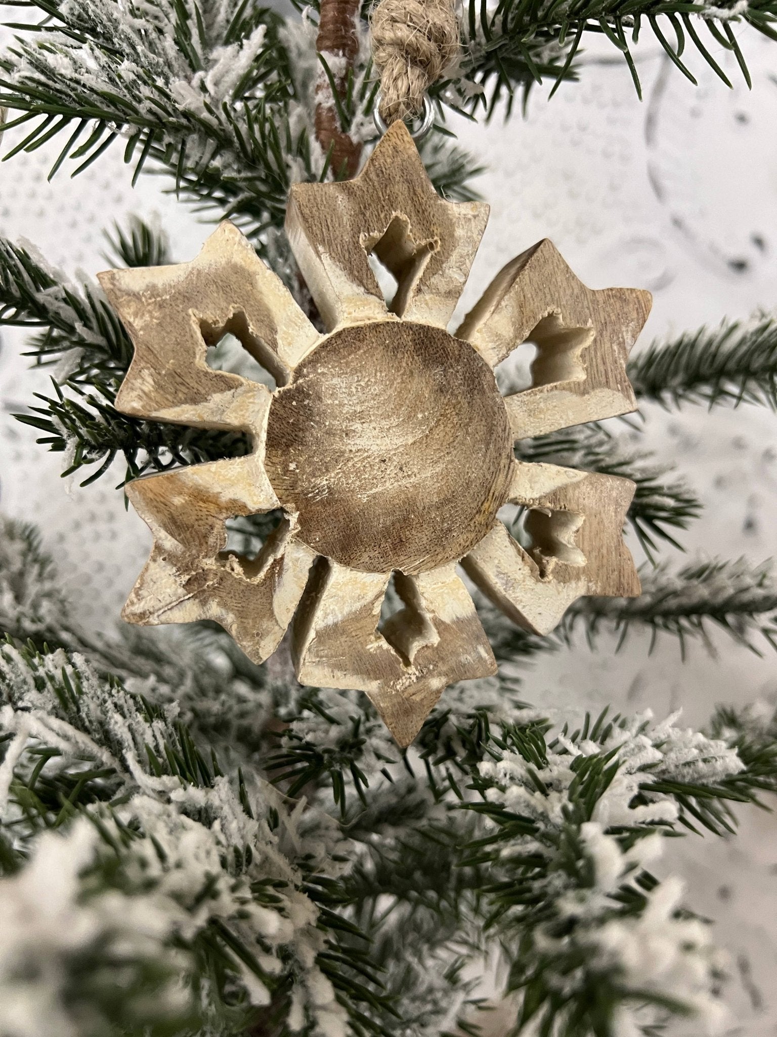 Ornament - Trivet Snowflake 4in - Mercantile213