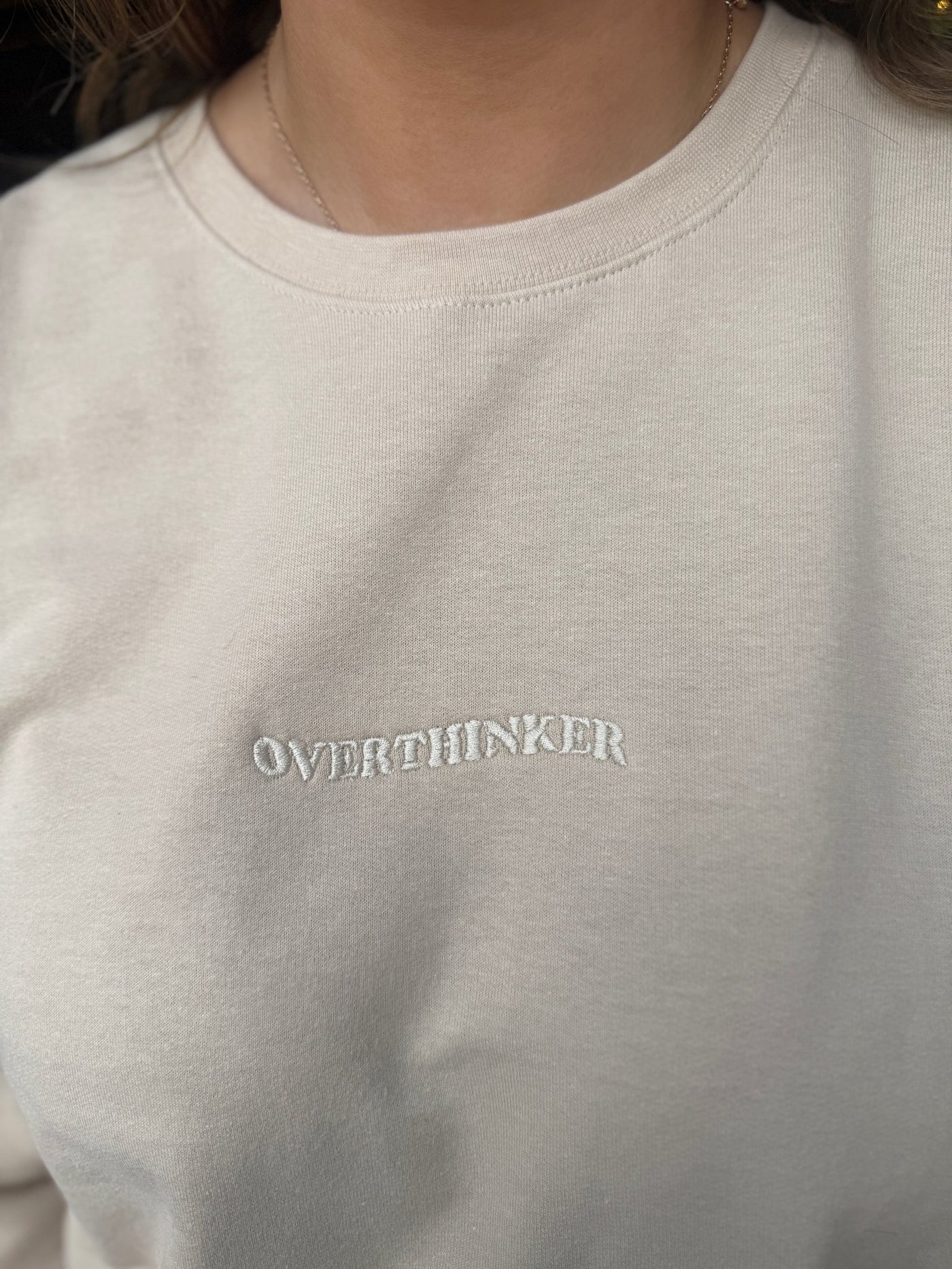 Overthinker Embroidery Sweatshirt - Mercantile213