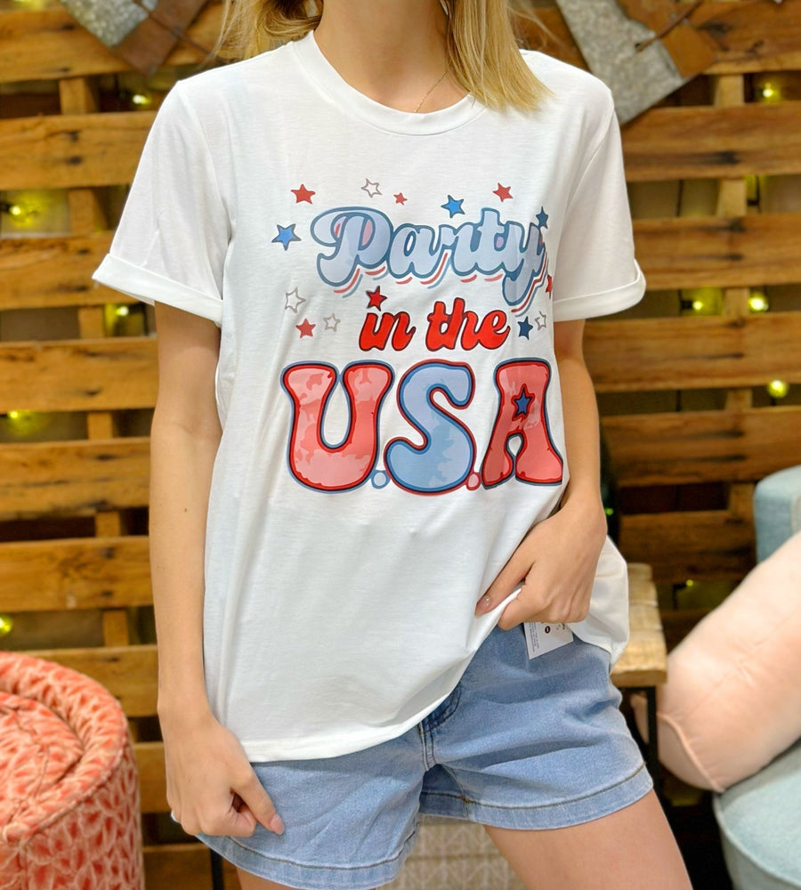 Party In The USA Tee - Mercantile213