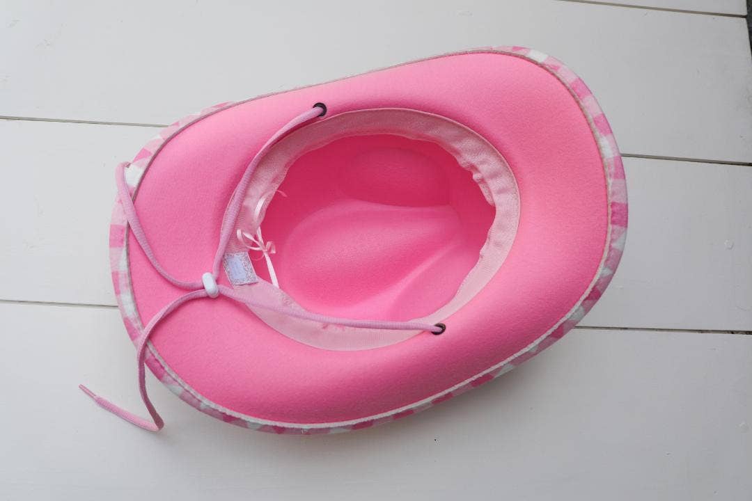 Pink Gingham TN Cowgirl Hat  - Mercantile213