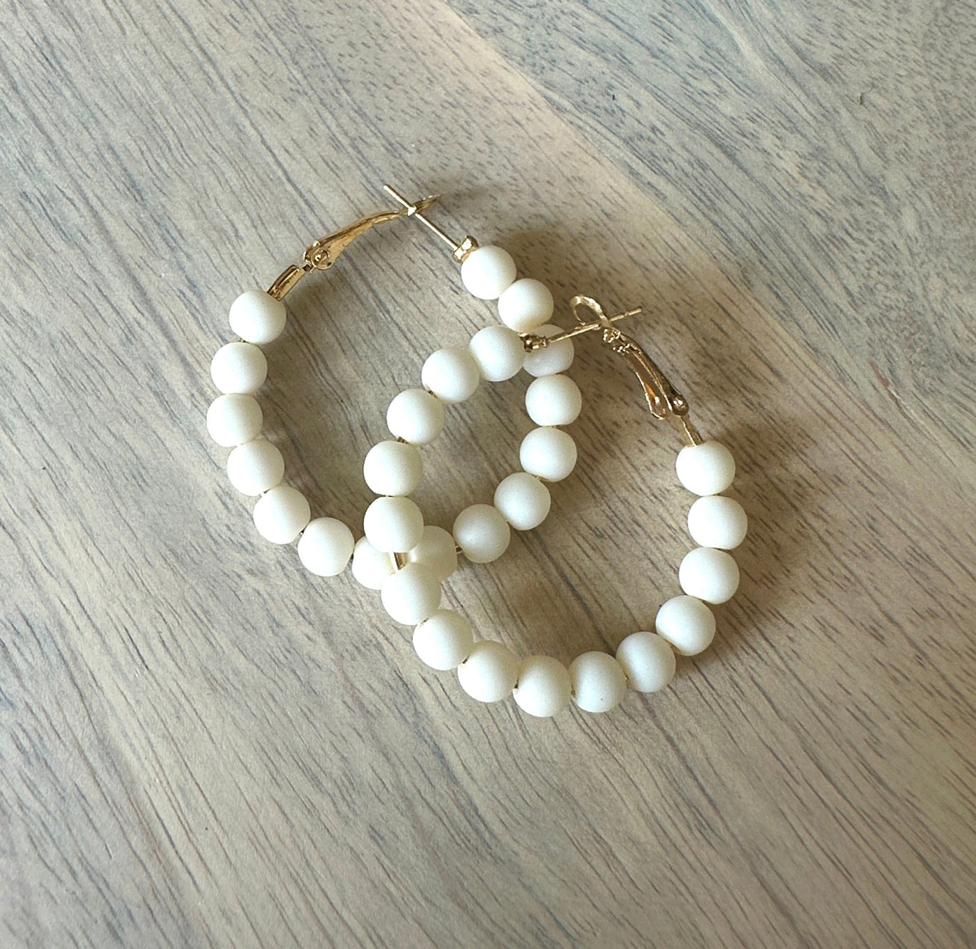 Poppin Beaded Hoops - Mercantile213