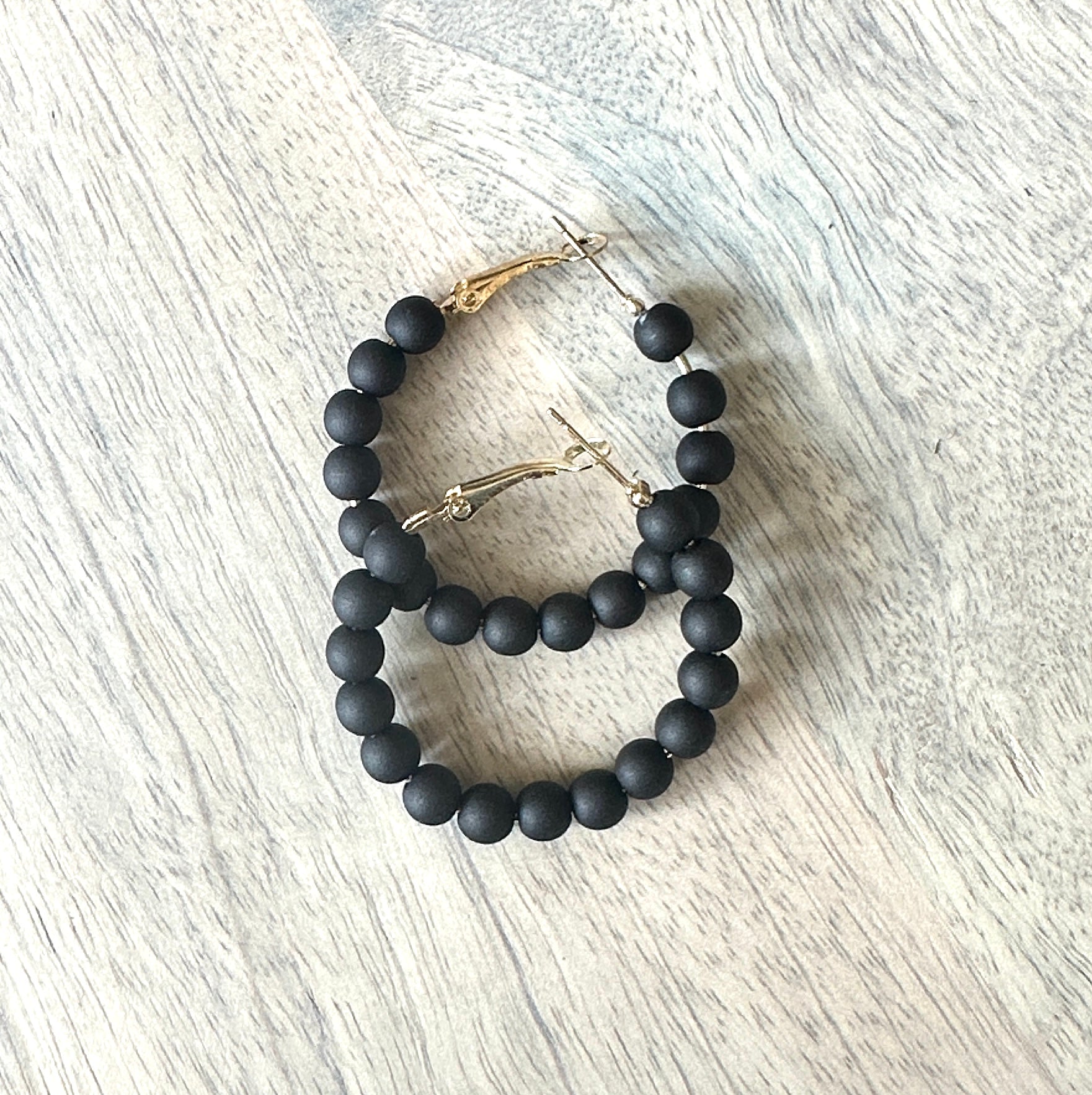 Poppin Beaded Hoops - Mercantile213