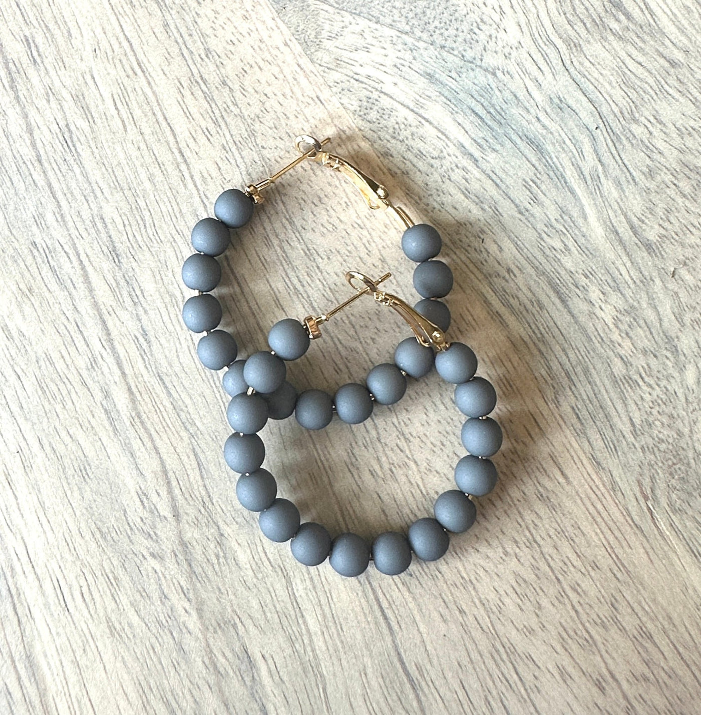 Poppin Beaded Hoops - Mercantile213