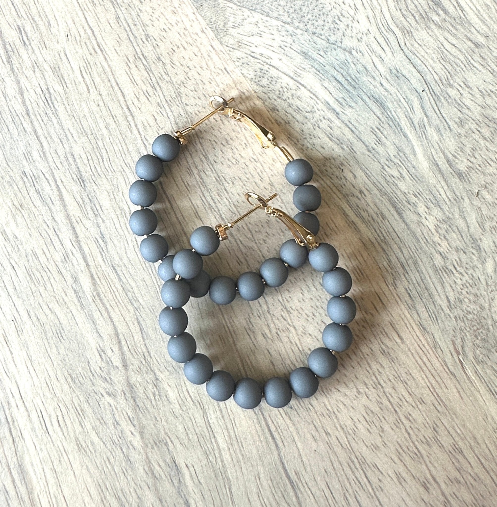 Poppin Beaded Hoops - Mercantile213