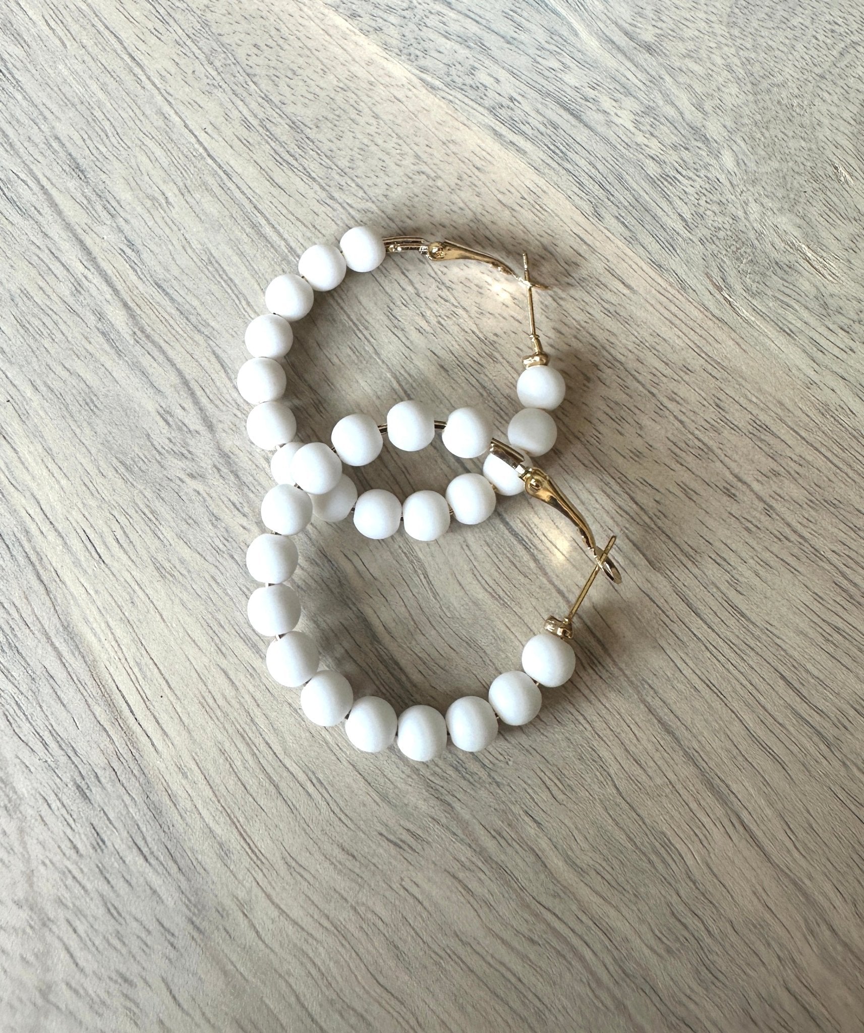 Poppin Beaded Hoops - Mercantile213