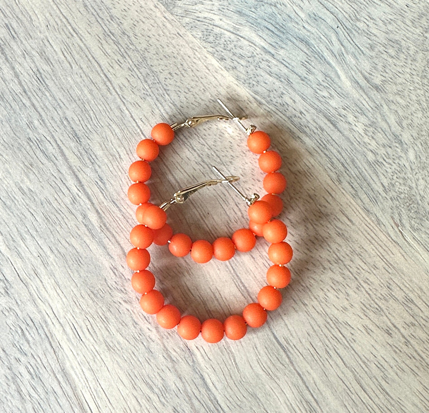 Poppin Beaded Hoops - Mercantile213