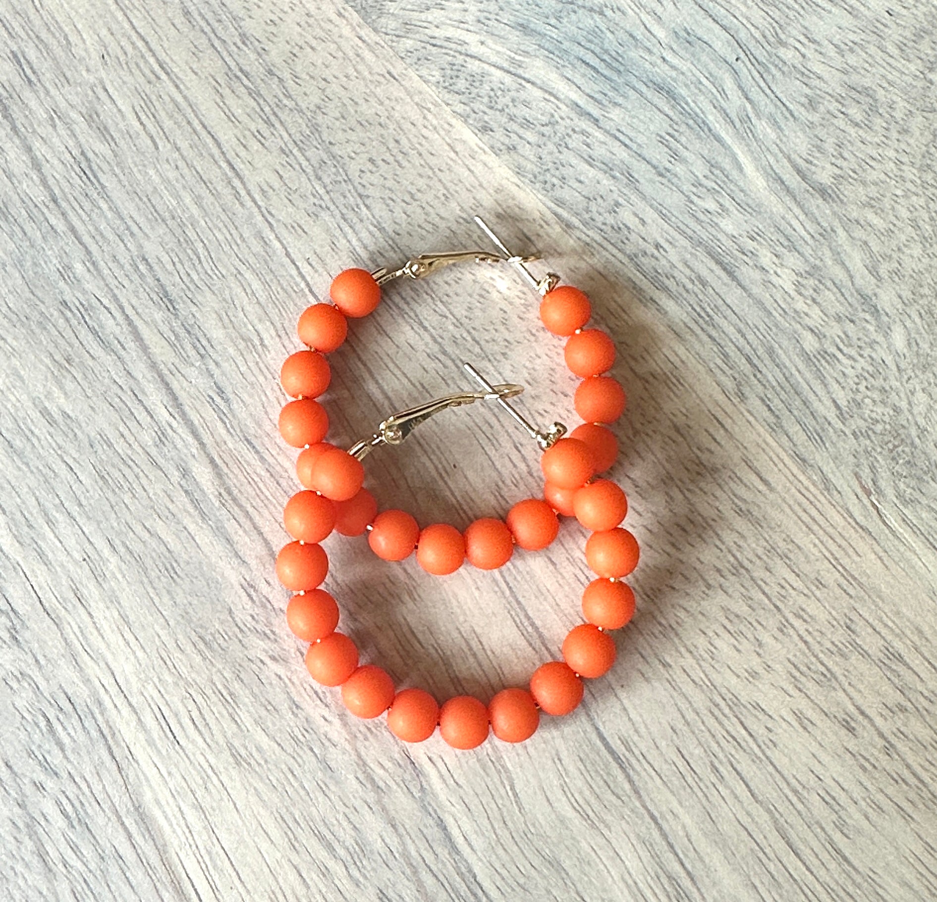 Poppin Beaded Hoops - Mercantile213