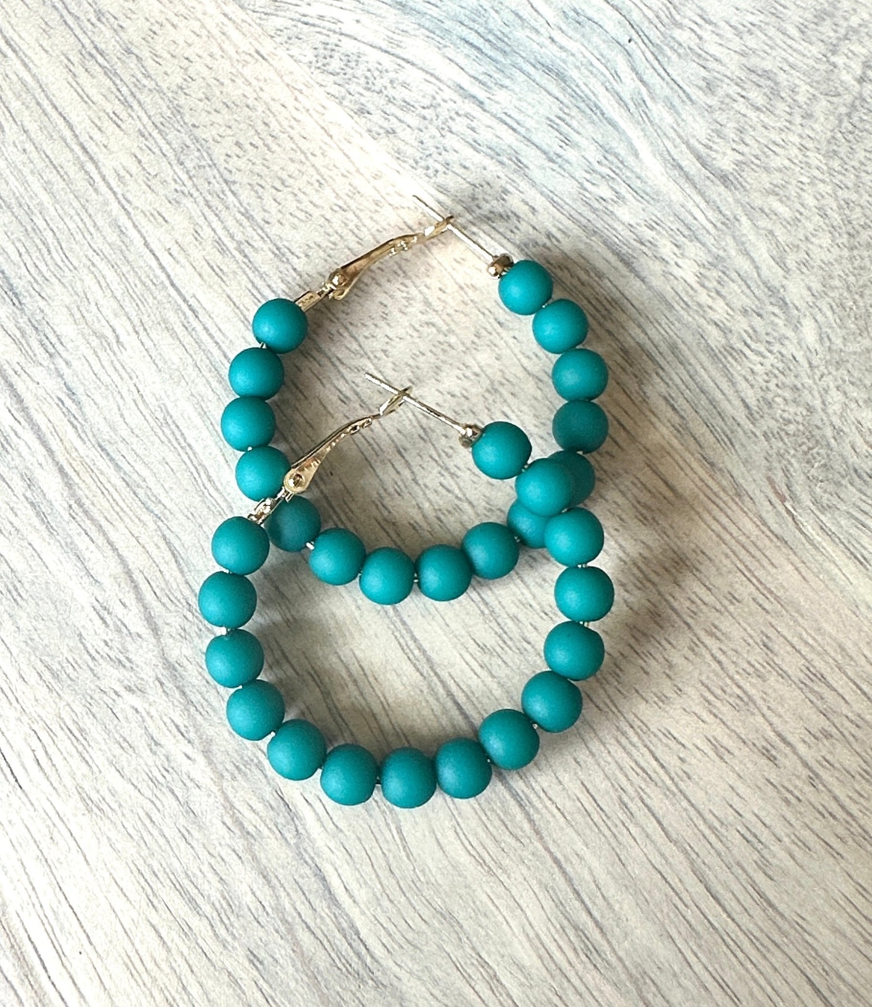 Poppin Beaded Hoops - Mercantile213