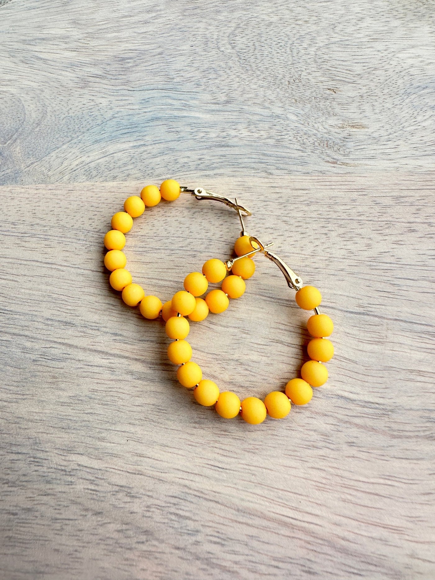 Poppin Beaded Hoops - Mercantile213