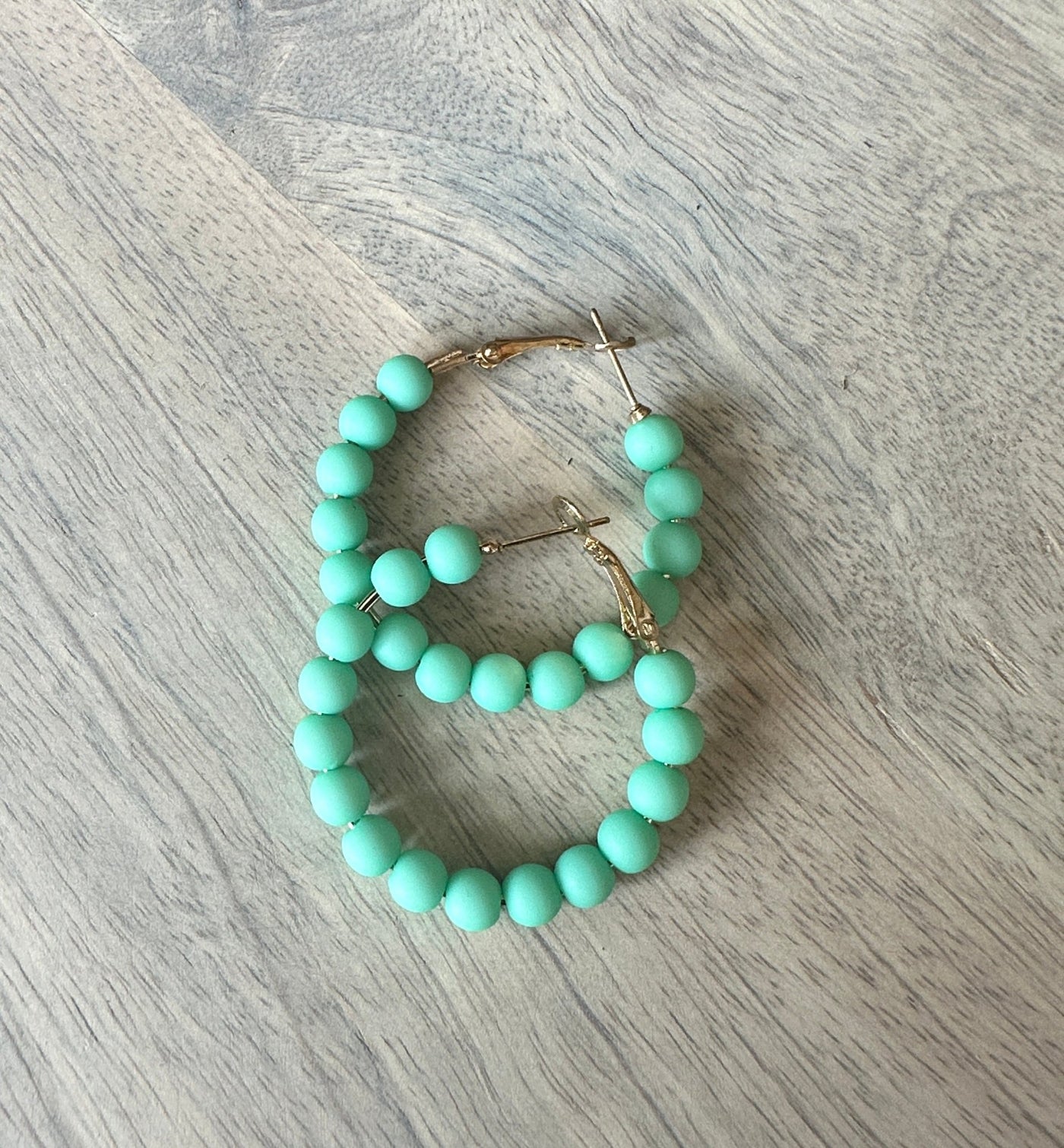 Poppin Beaded Hoops - Mercantile213