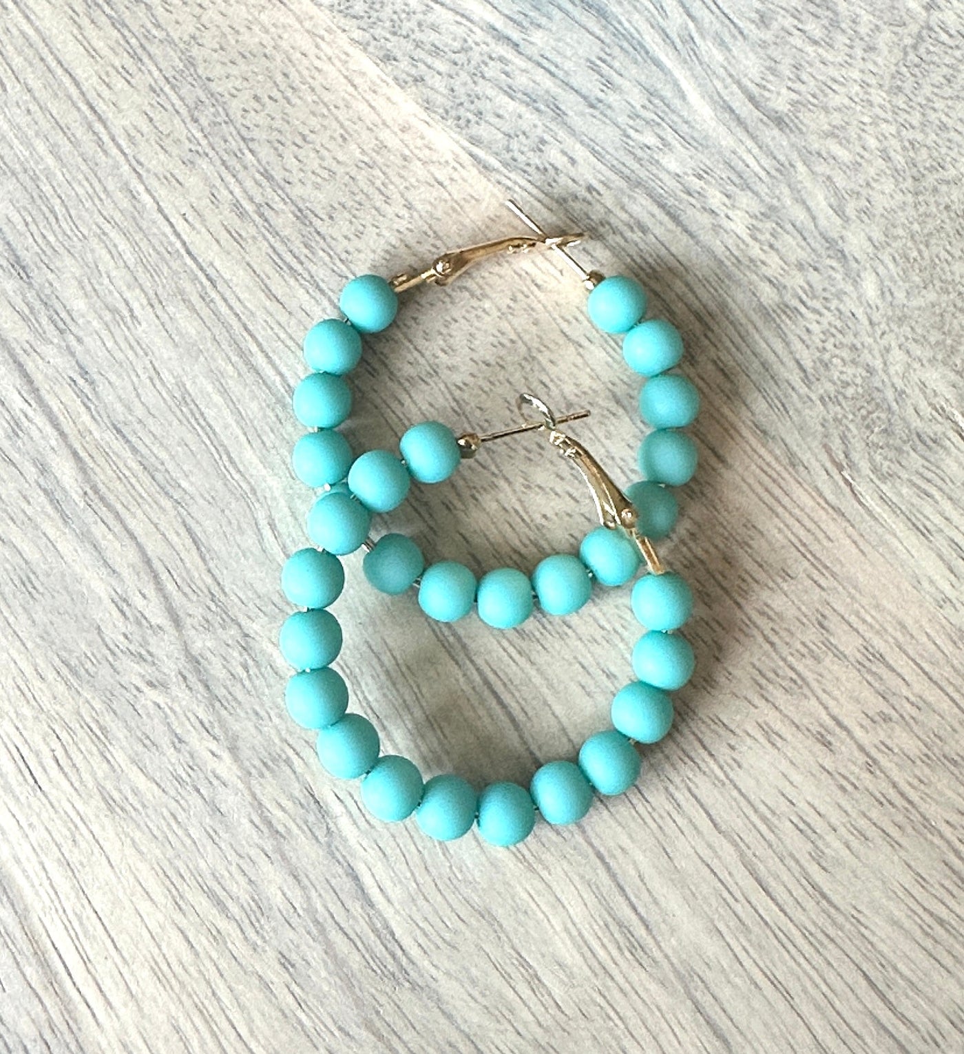 Poppin Beaded Hoops - Mercantile213