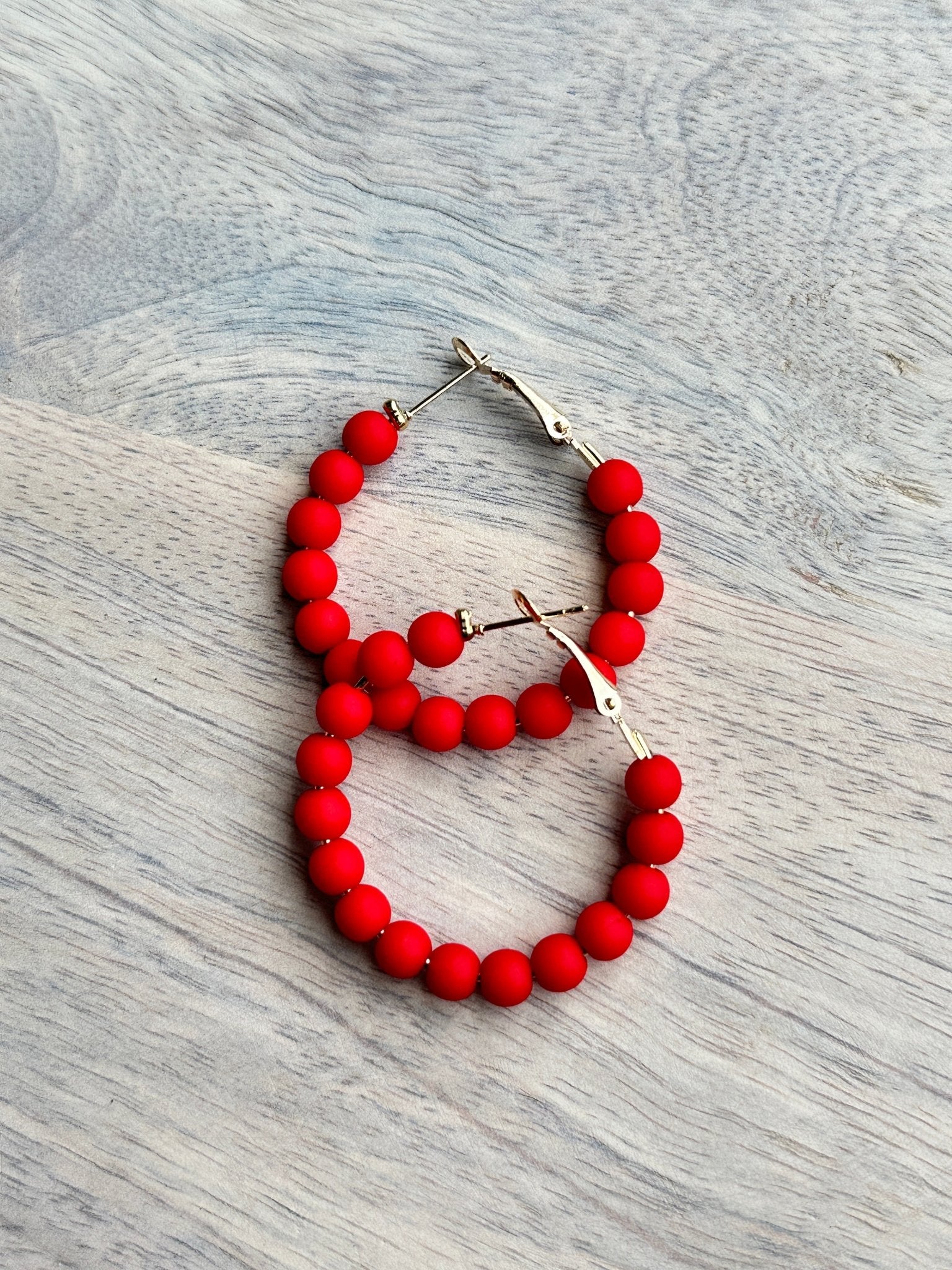 Poppin Beaded Hoops - Mercantile213