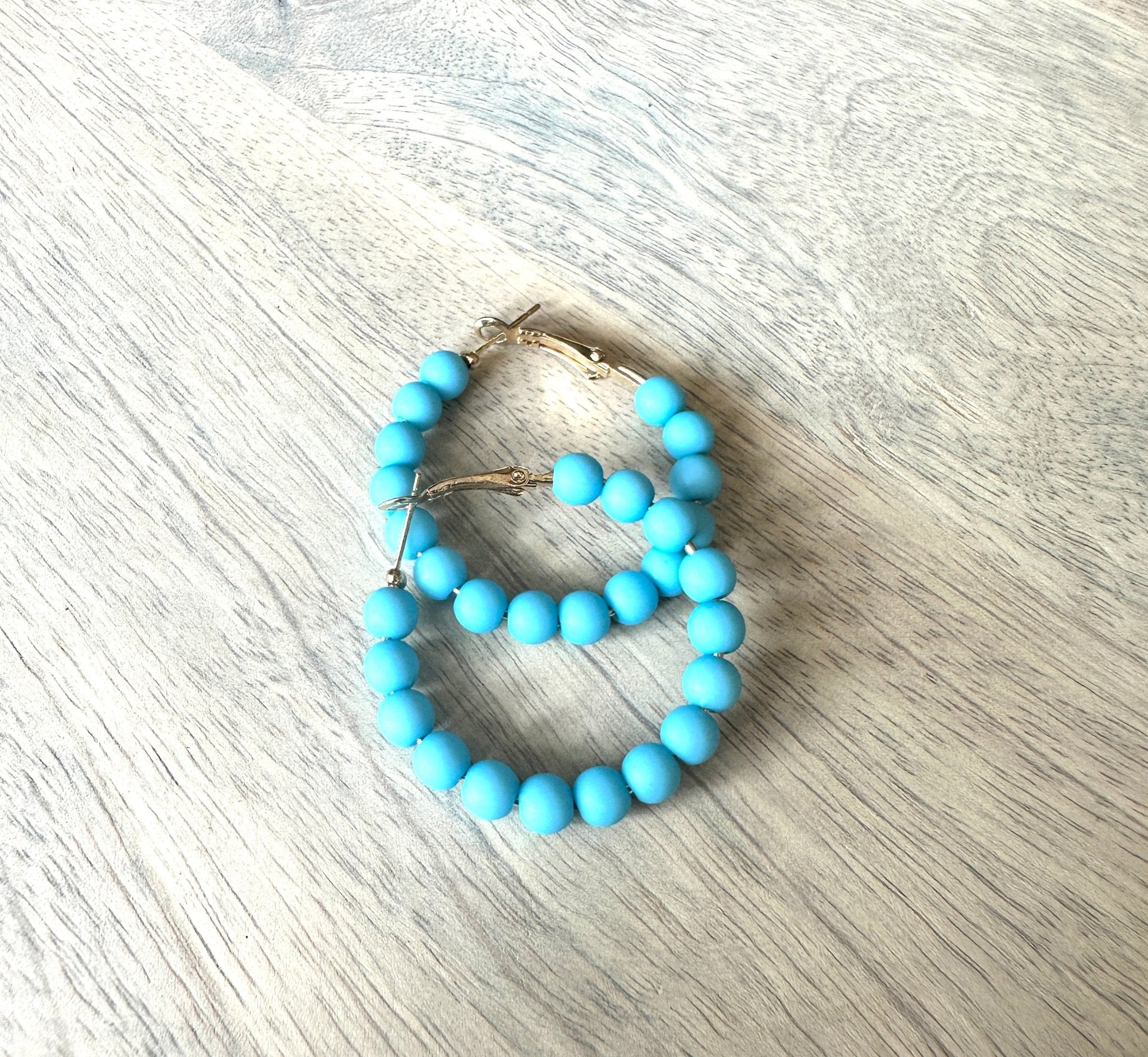 Poppin Beaded Hoops - Mercantile213