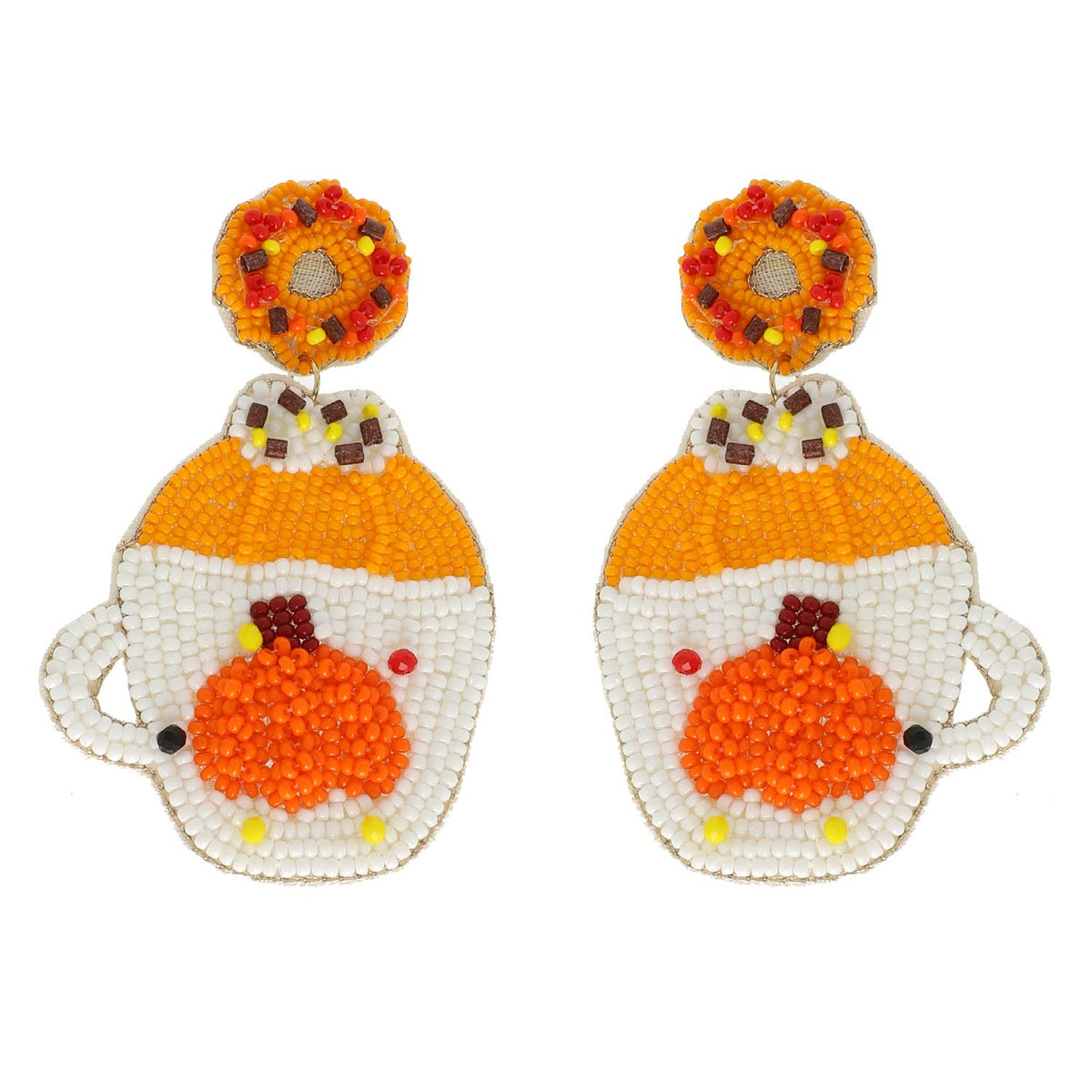 Pumpkin Latte Earrings - Mercantile213