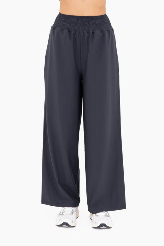 Relaxease Wide - Leg Pants: Navy - Mercantile213