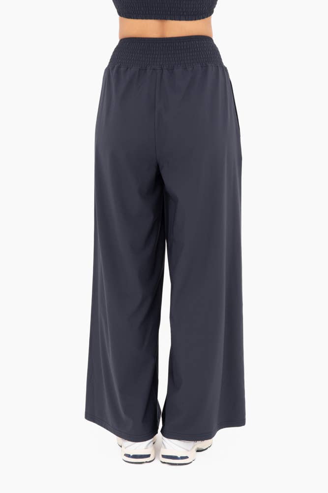 Relaxease Wide - Leg Pants: Navy - Mercantile213