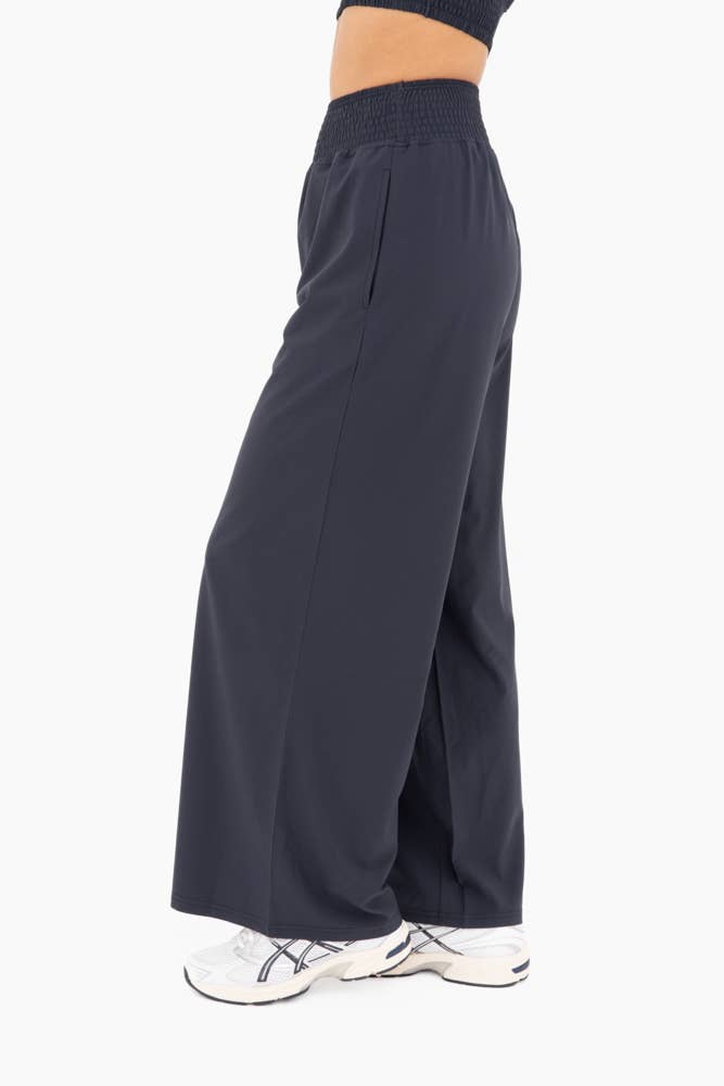 Relaxease Wide - Leg Pants: Navy - Mercantile213