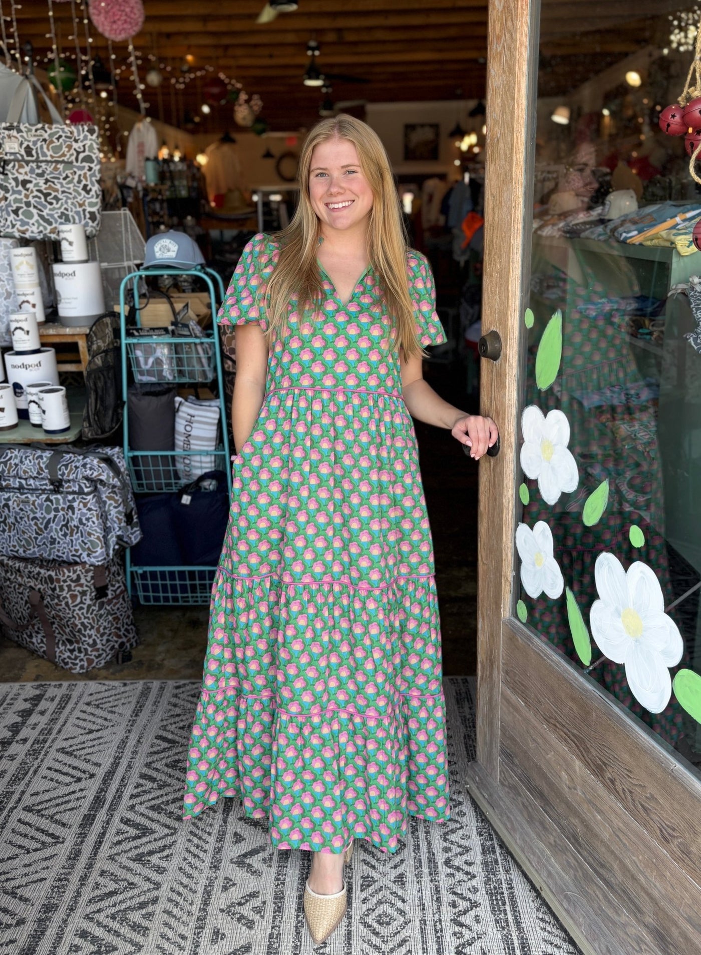 Renley Abstract Maxi Dress - Mercantile213