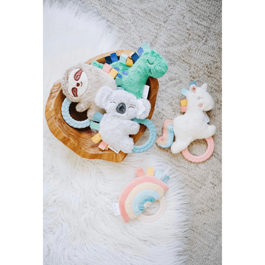 Ritzy Rattle Pal™ Plush Rattle Pal with Teether: Sloth - Mercantile213