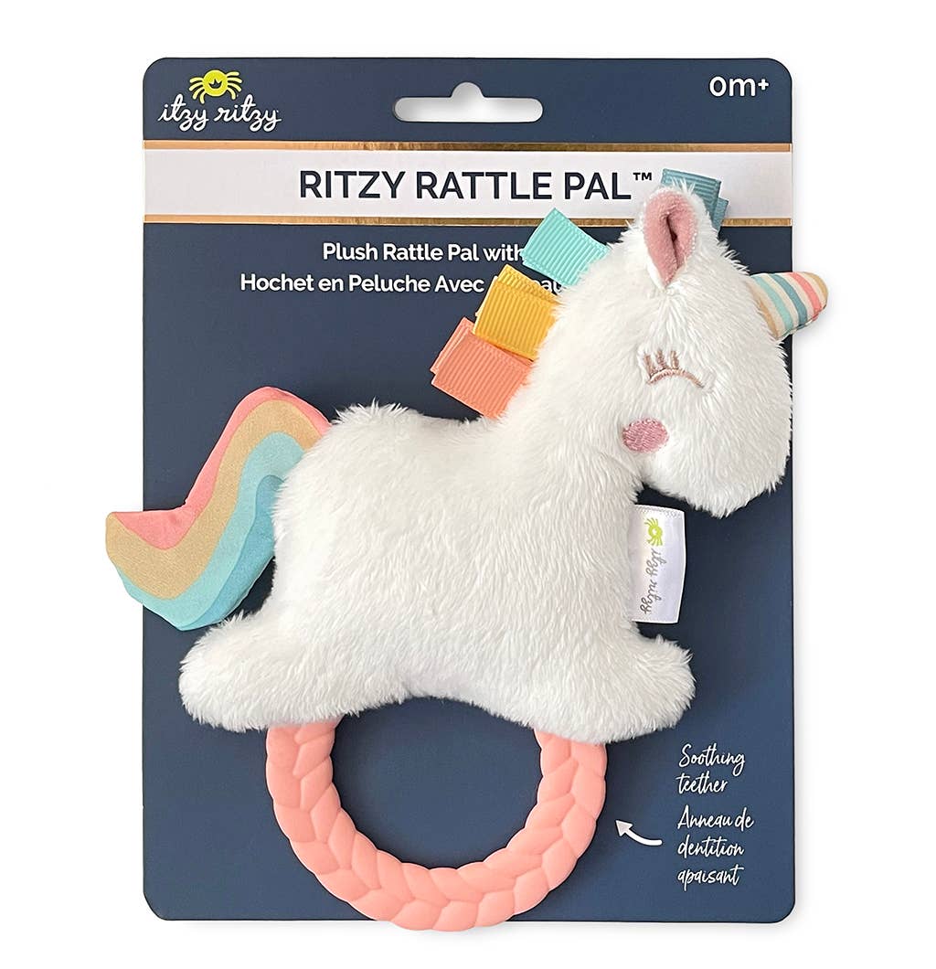 Ritzy Rattle Pal™ Plush Rattle Pal with Teether: Sloth - Mercantile213