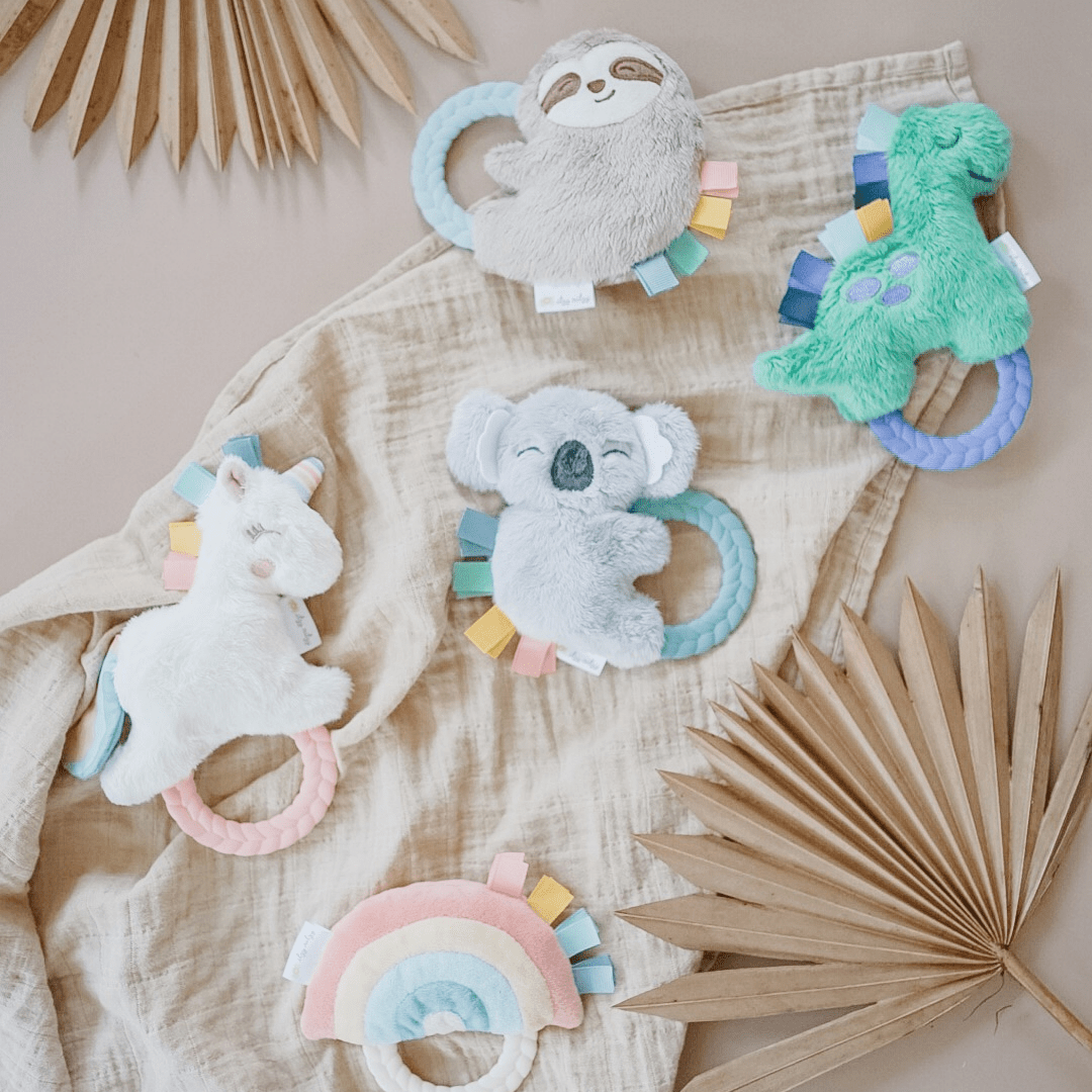 Ritzy Rattle Pal™ Plush Rattle Pal with Teether: Unicorn - Mercantile213