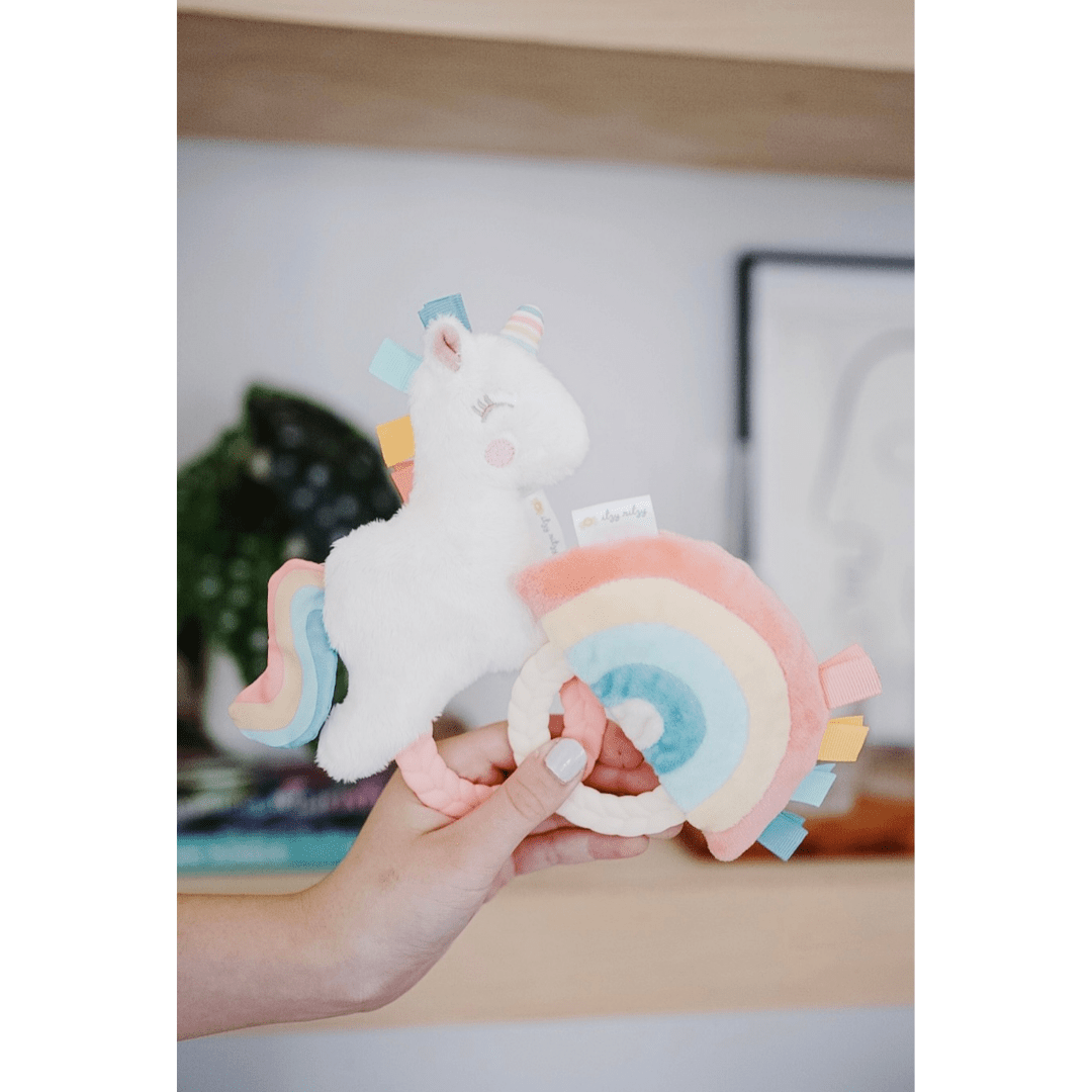 Ritzy Rattle Pal™ Plush Rattle Pal with Teether: Unicorn - Mercantile213