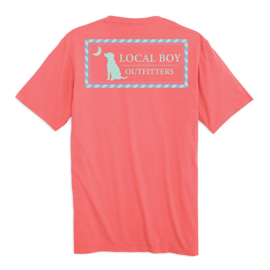 Rope Plate Tee - Coral - Mercantile213