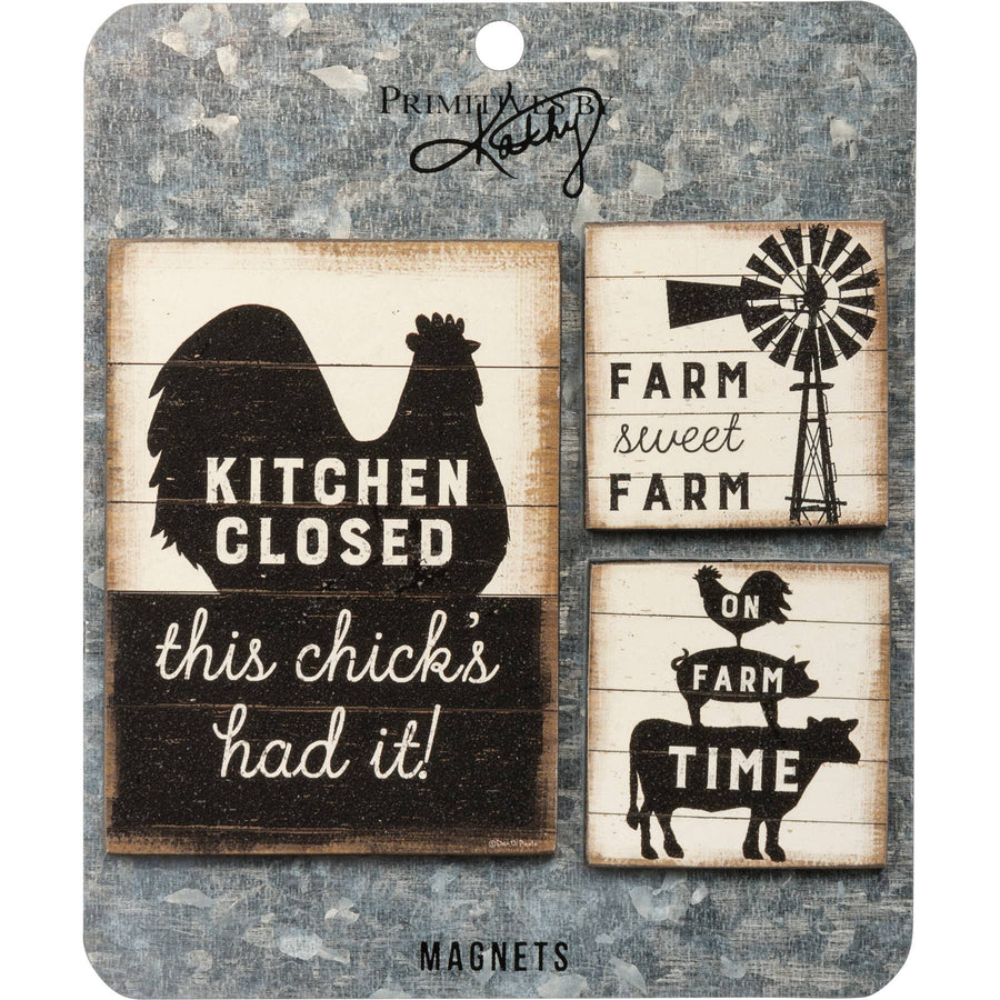 Rustic Farm Sweet Farm Magnet Set - Mercantile213