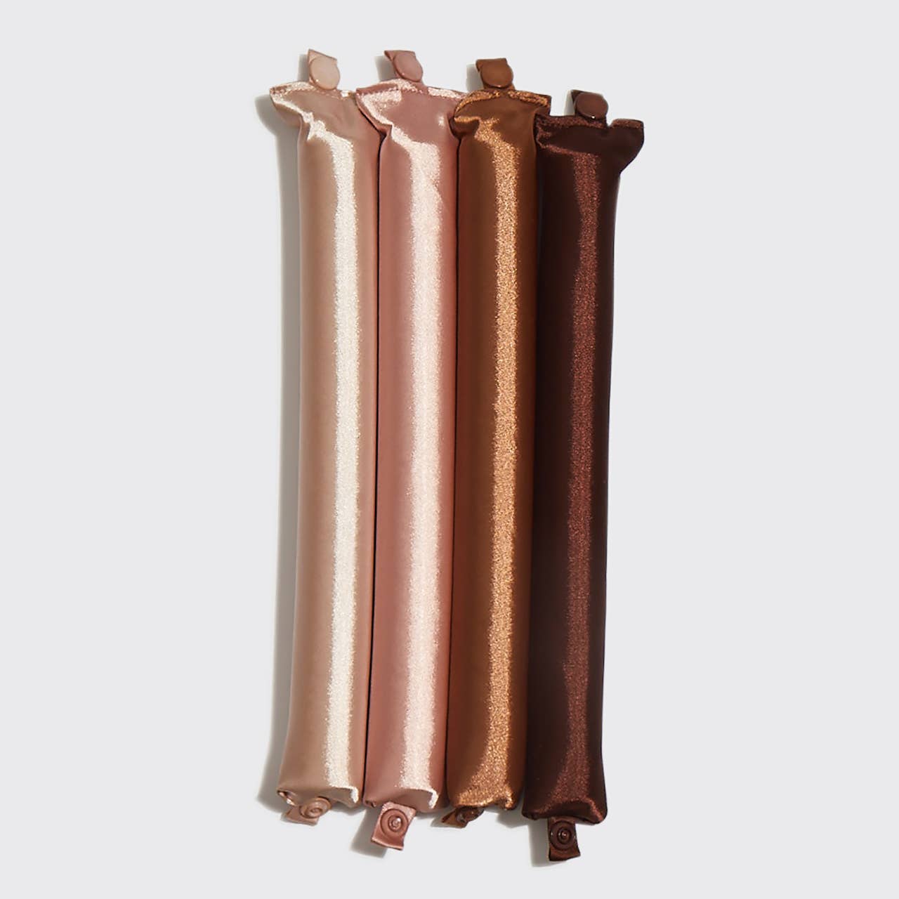 Satin Jumbo Flexi Rods 4pc Set - Rosewood - Mercantile213
