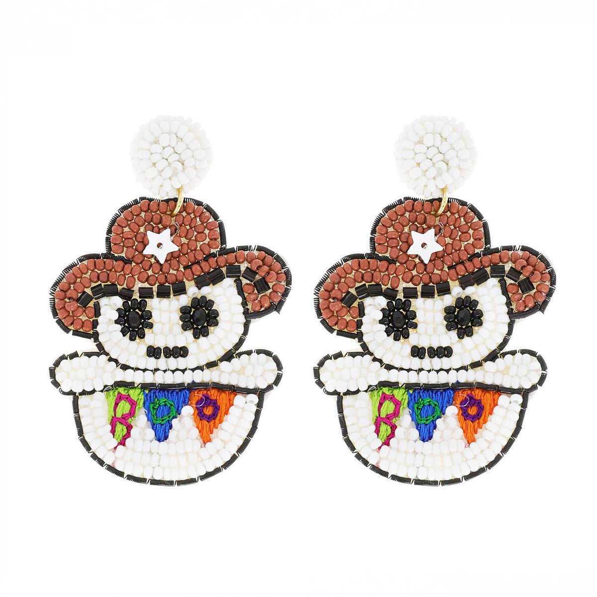 Sheriff Ghost Earrings - Mercantile213