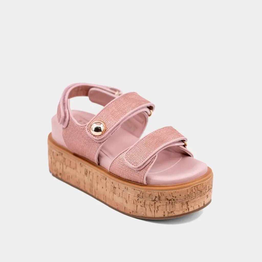 SHUSHOP LUCILLE - Blush Woven - Mercantile213
