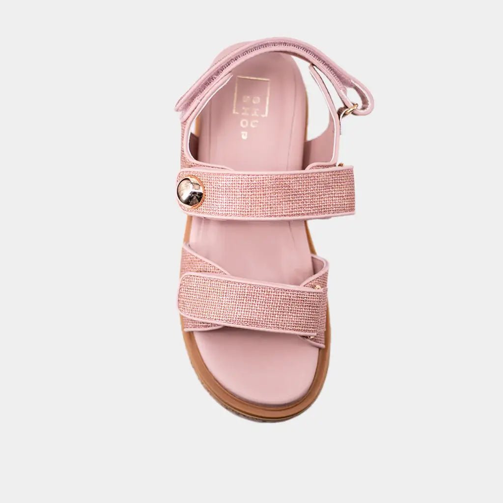 SHUSHOP LUCILLE - Blush Woven - Mercantile213