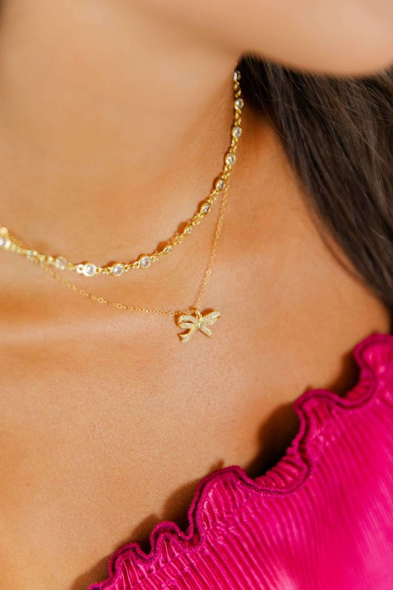 Sienna Bow Necklace - Mercantile213