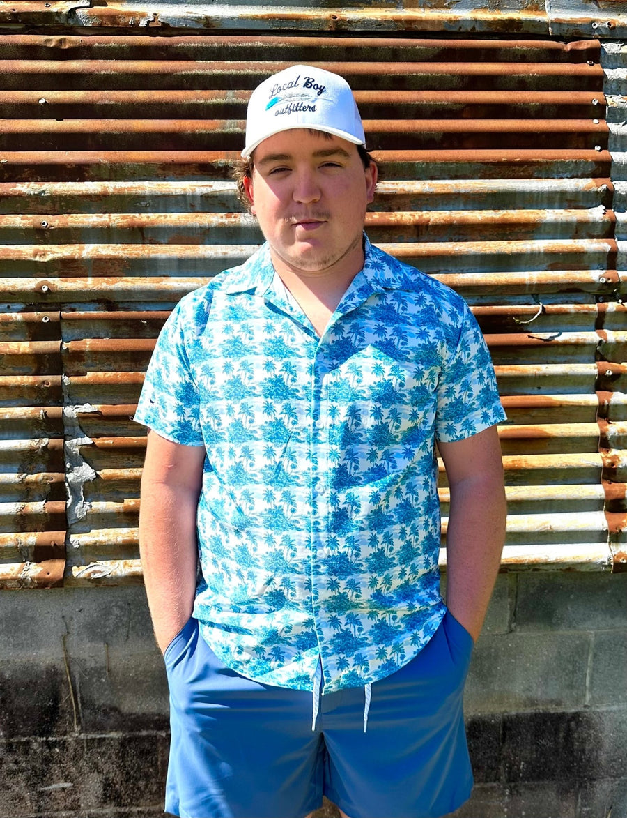 Simply Southern Button Down - CSTL Palm - Mercantile213