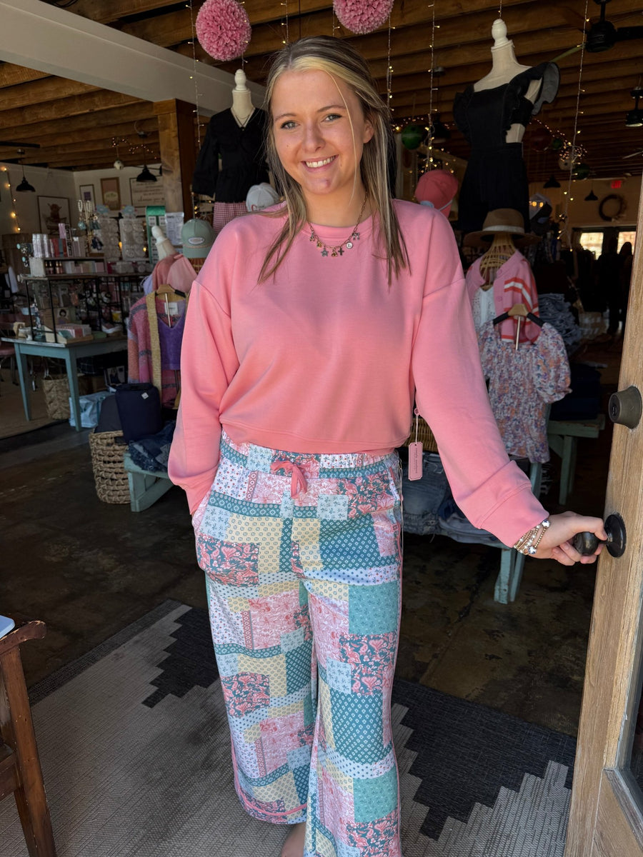 Simply Southern Crew Pullover - Petal - Mercantile213