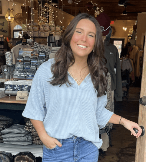 Simply Southern Knit Top - Ice - Mercantile213